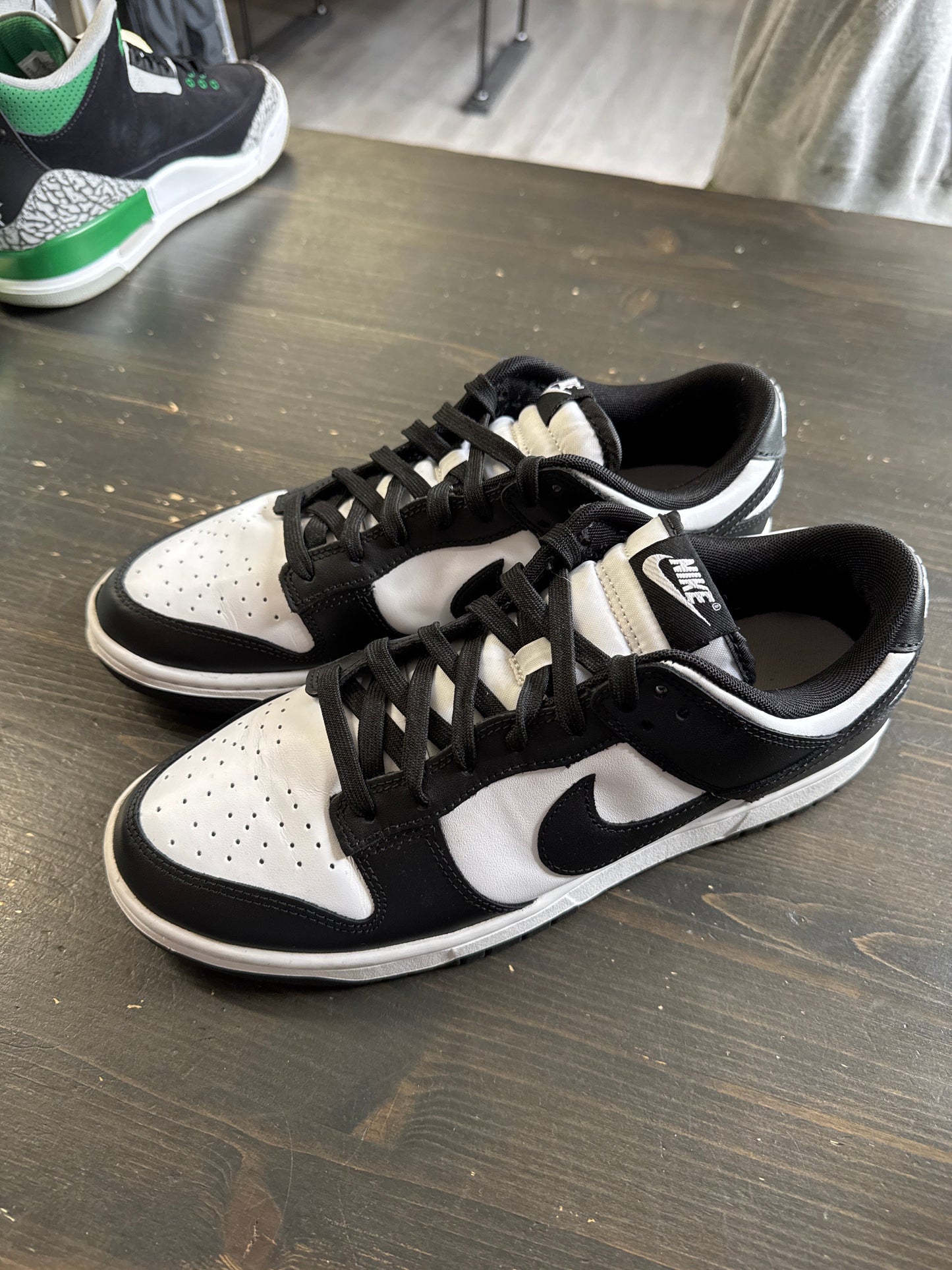 Pre-owned Nike Dunk Low Black White Panda