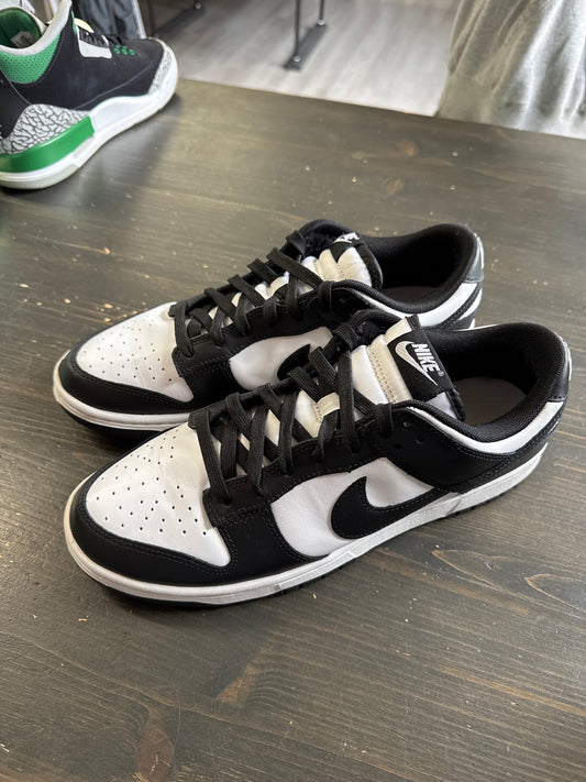 Pre-owned Nike Dunk Low Black White Panda