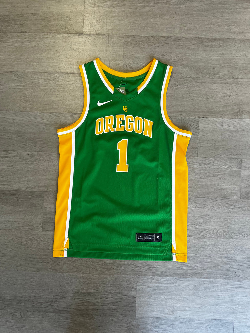 Nike Oregon Ducks #1 Basketball Jersey