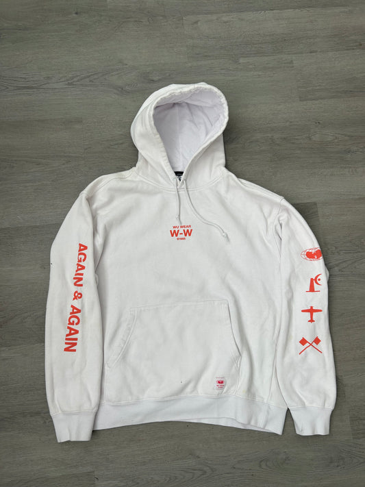 White Wu Wear Again & Again Hoodie