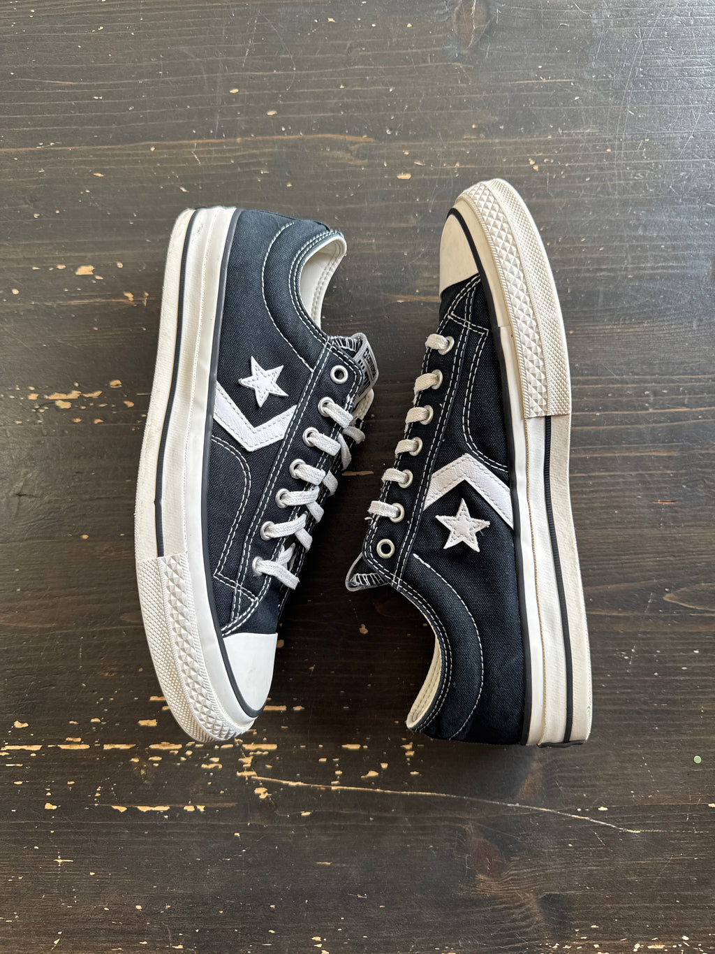 Pre-owned Converse Star Player 76 Low Black White