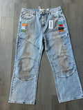 Club Sevens Moto Denim Light Wash Jeans