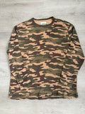Magellan Woodland Camo Thermal Waffle Knit Long Sleeve