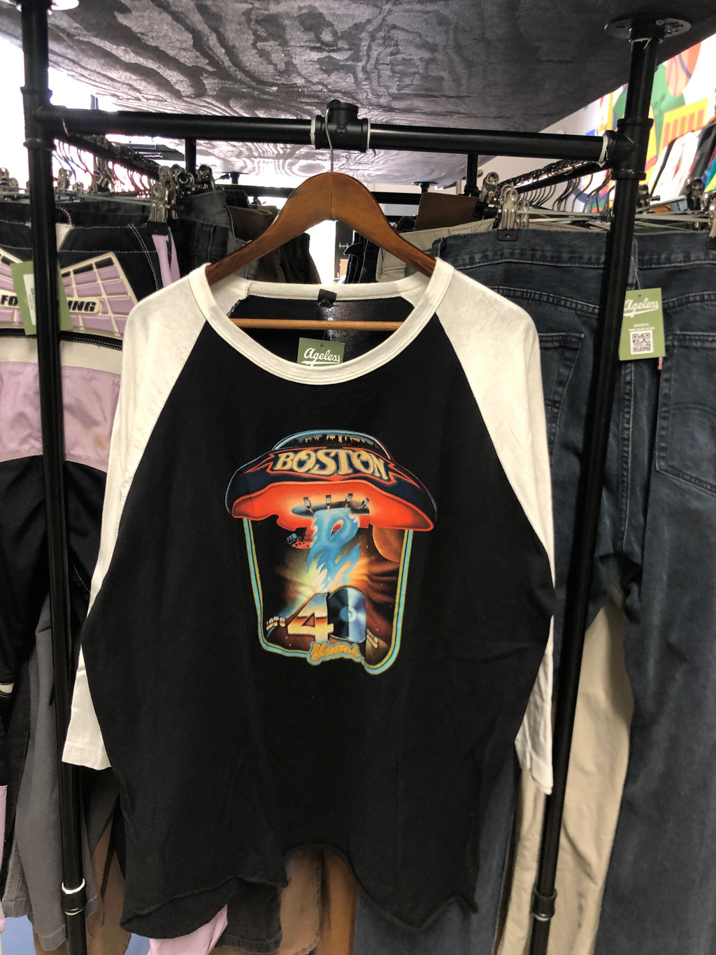 Vintage Boston 40 Years Longsleeve Tee