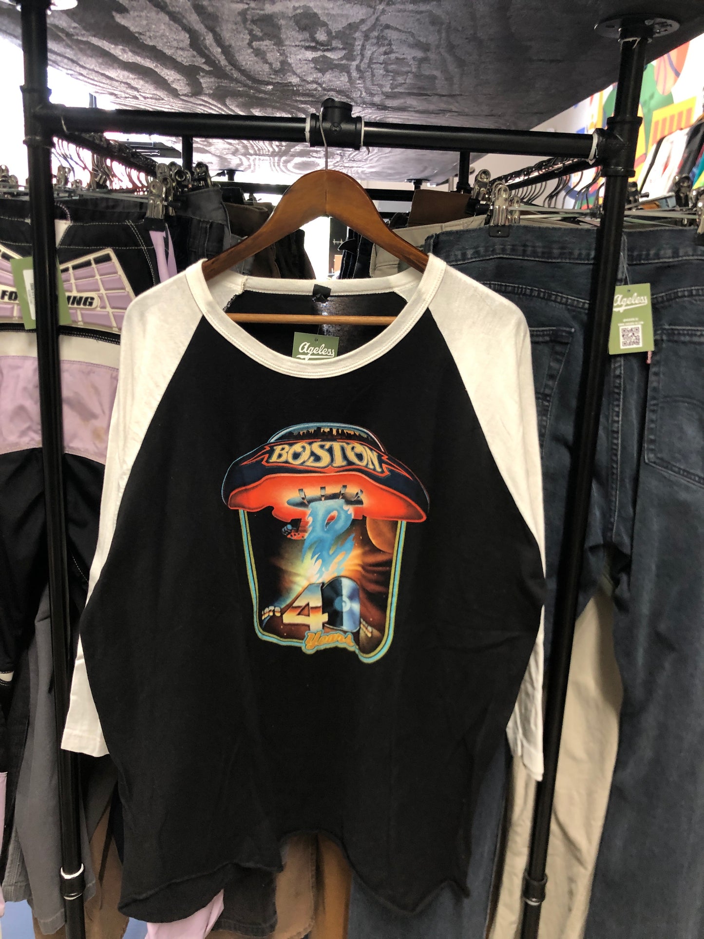 Vintage Boston 40 Years Longsleeve Tee