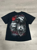 Vintage Black Wolf Pack Tee