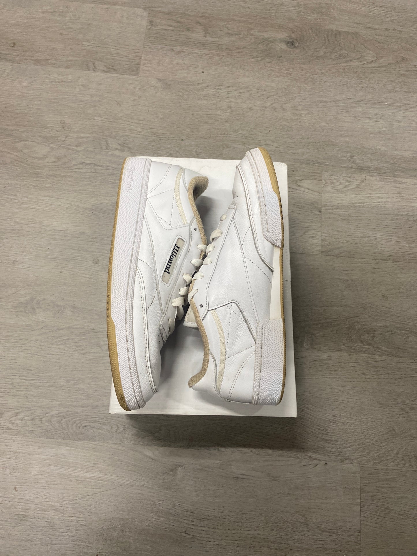 Pre-owned Reebok Club C JJJound White Beige