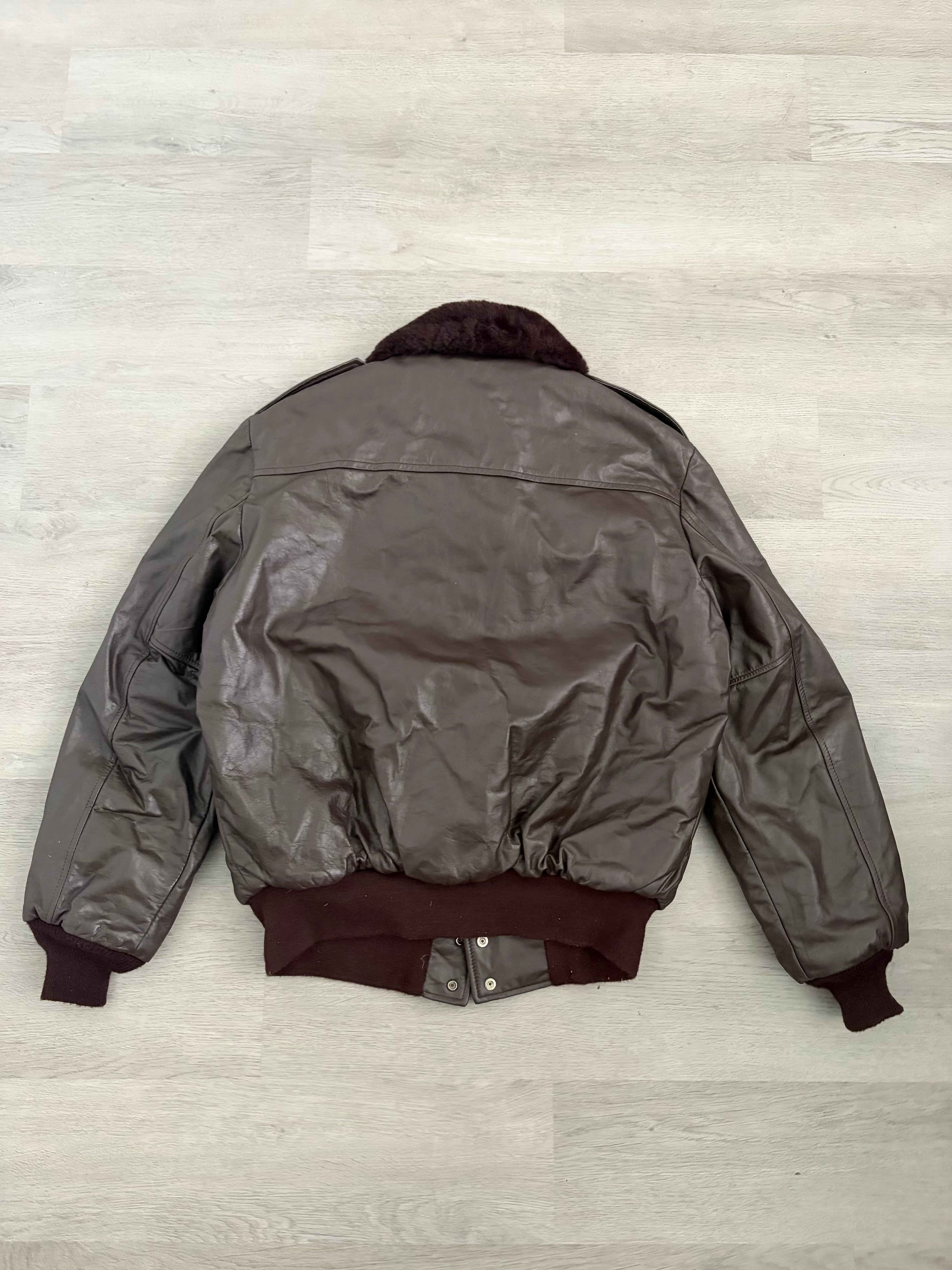 Vintage Brown Leather Jacket