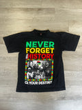 Vintage Never Forget Black History Tee