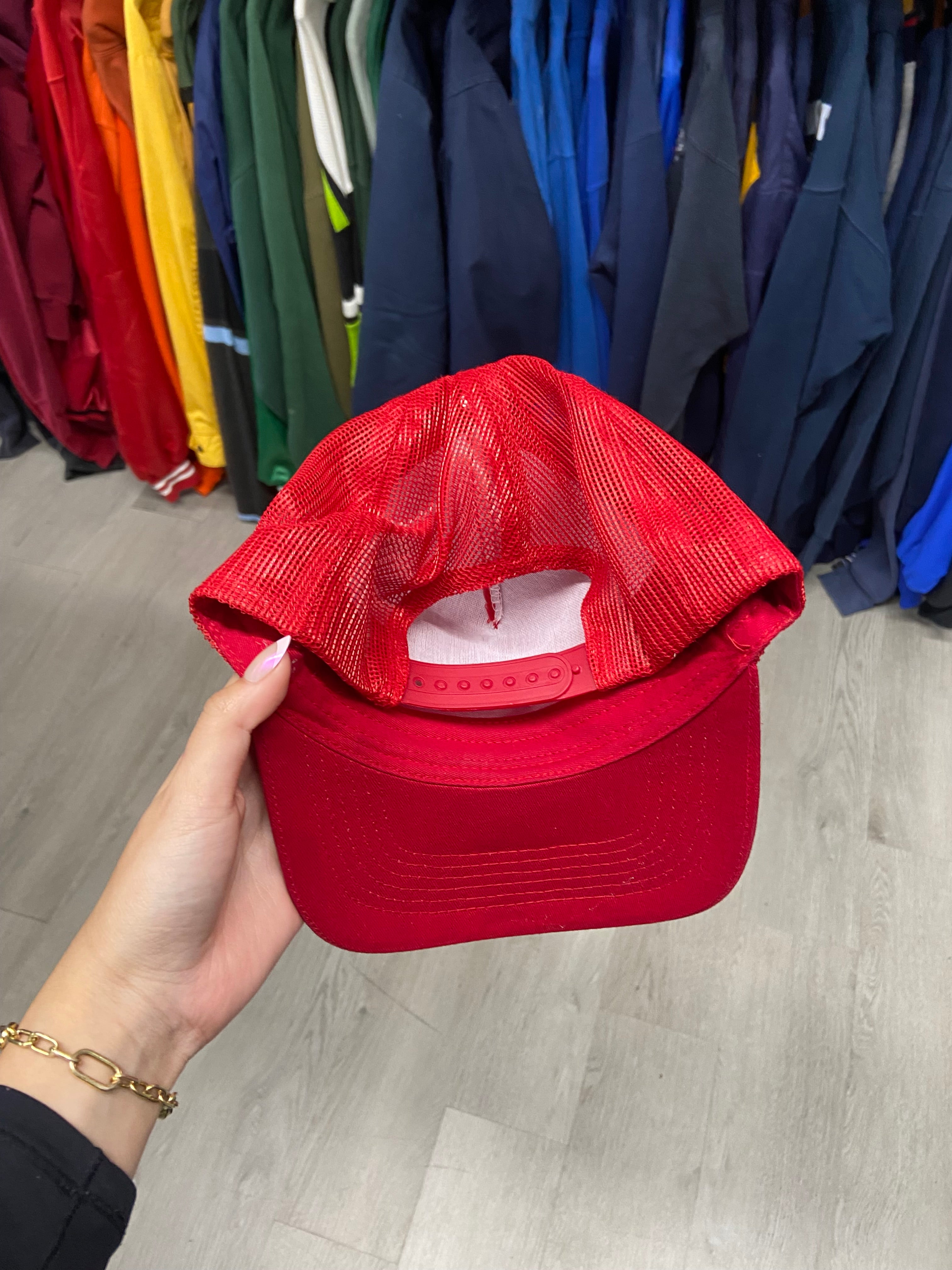 Vintage Bass Pro Shops Red SnapBack Hat