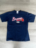 Vintage Navy Blue Atlanta Braves Tee