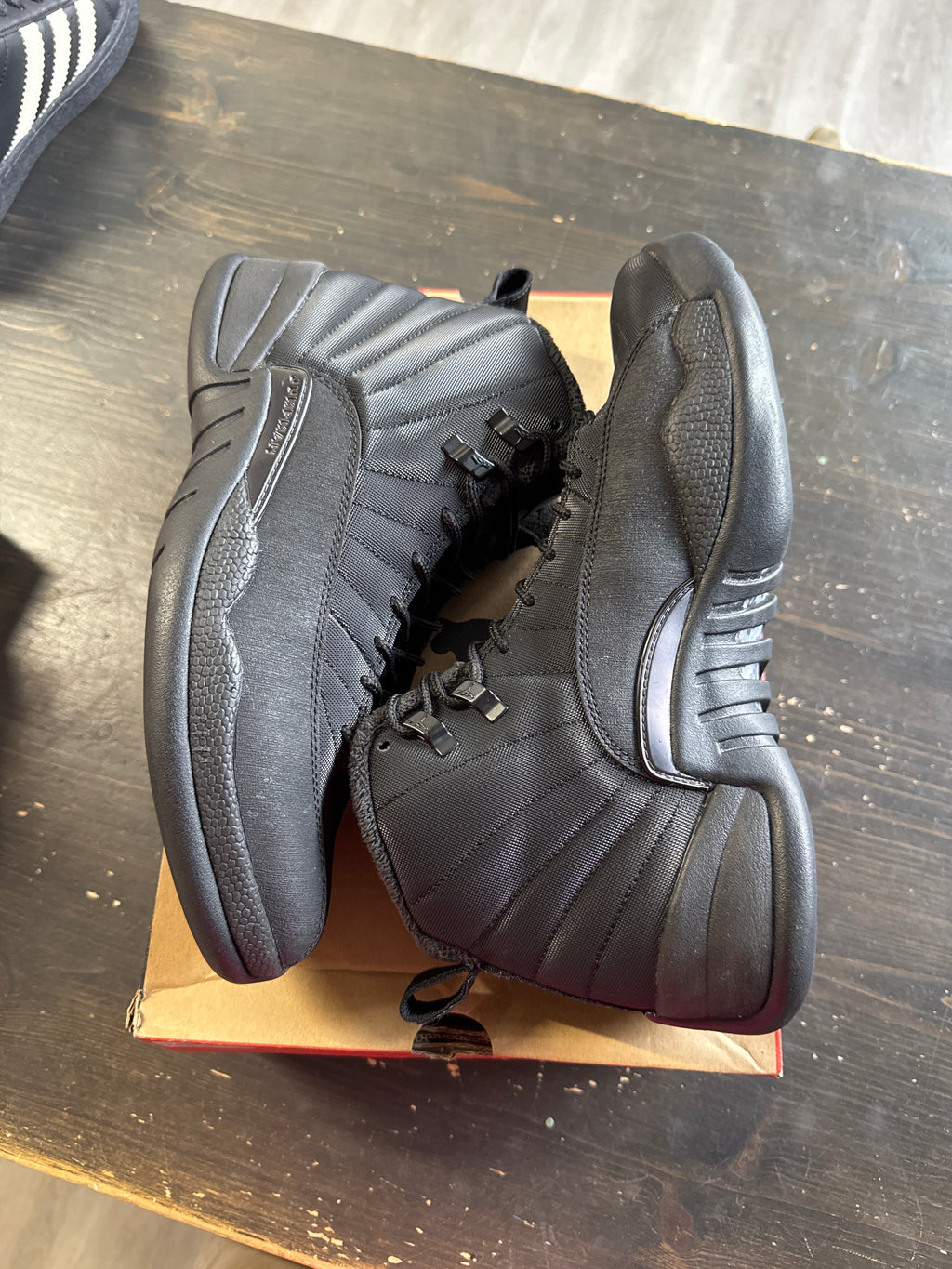 Pre-owned Jordan Retro 12 Winter Black