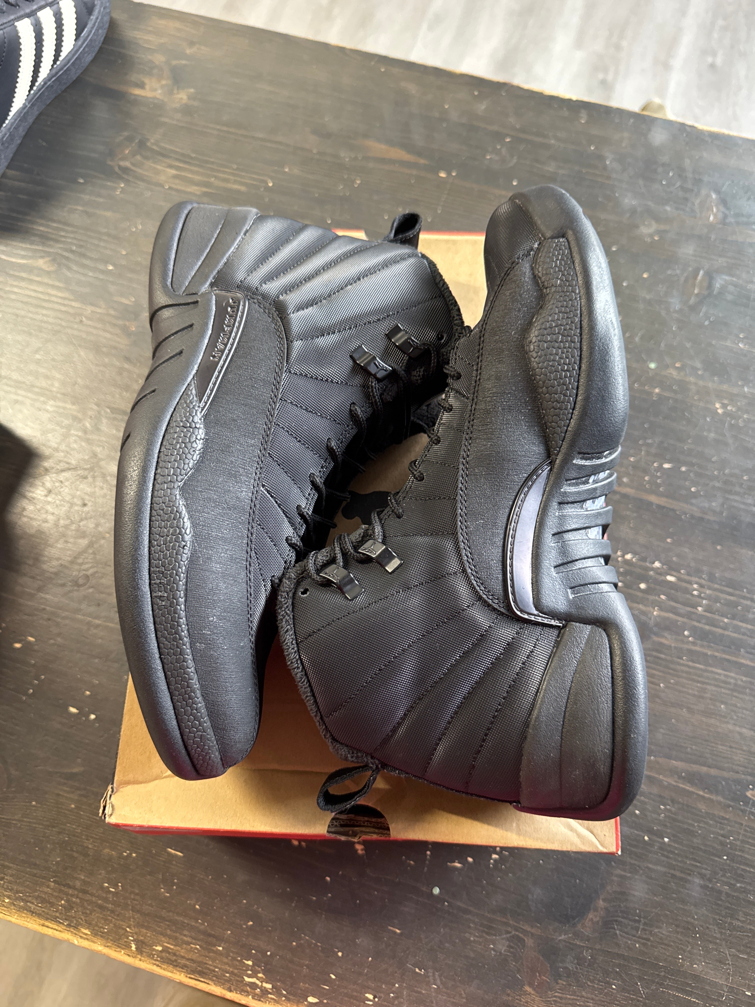 Pre-owned Jordan Retro 12 Winter Black