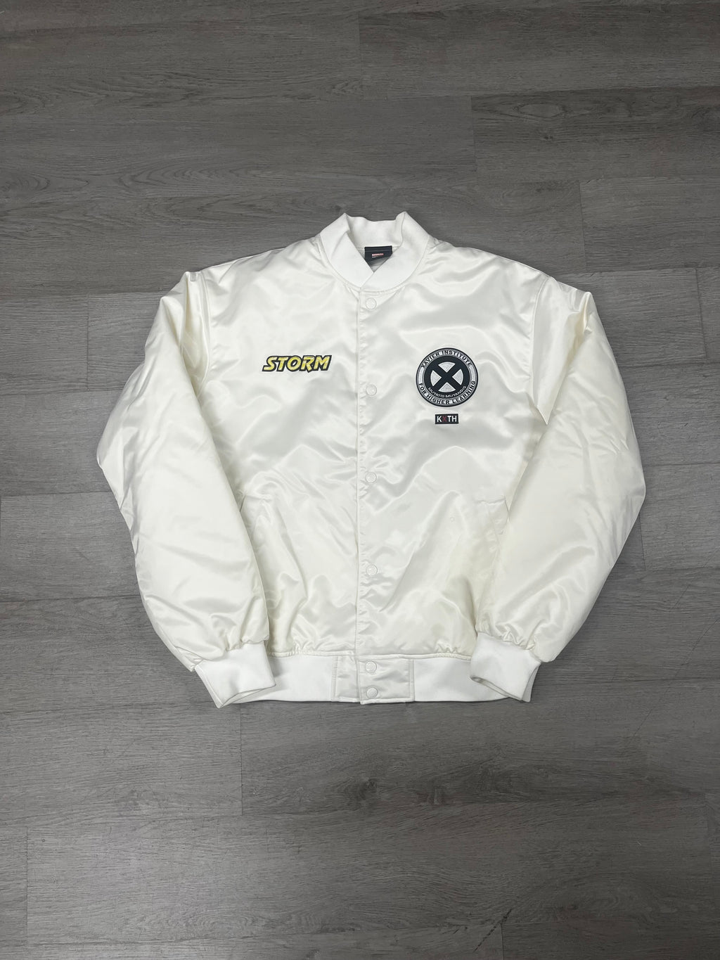 Brand New Kith X-Men Storm Satin Bomber Jacket
