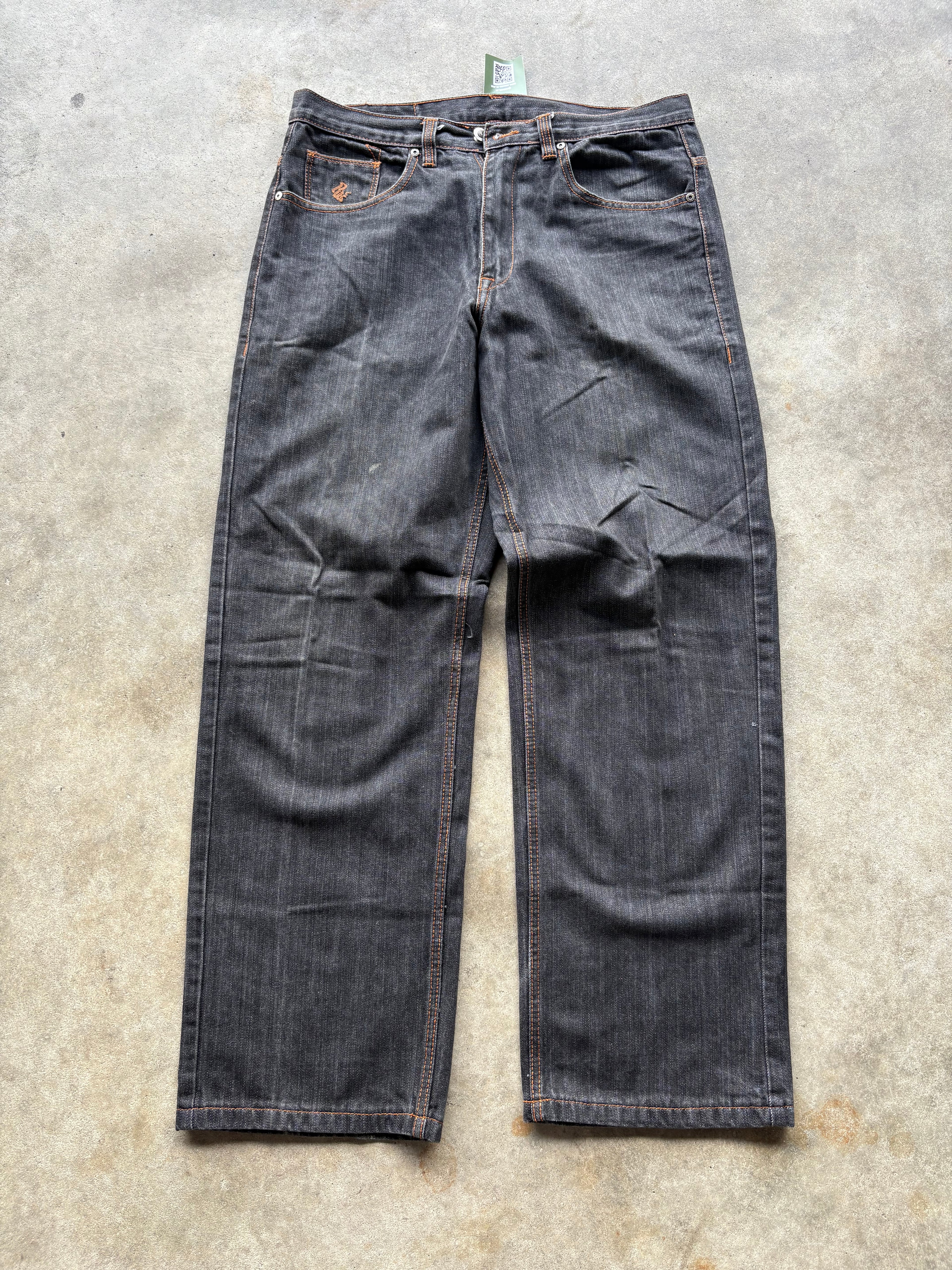 Y2K Black Rocawear Wide Leg Denim Jeans