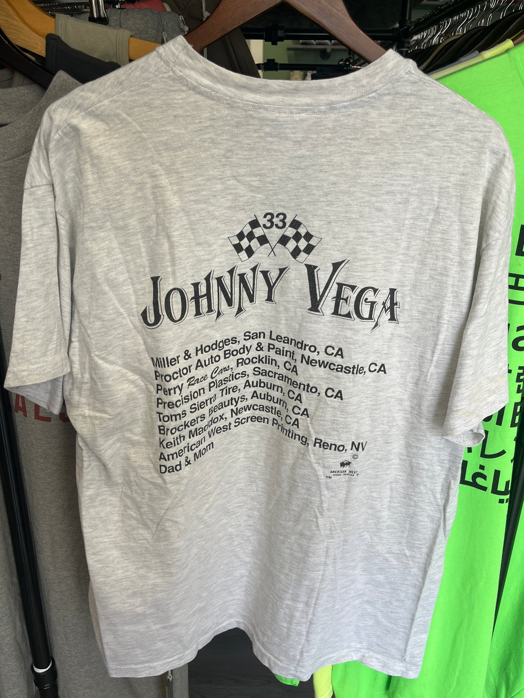 Johnny Vega Racing Tee