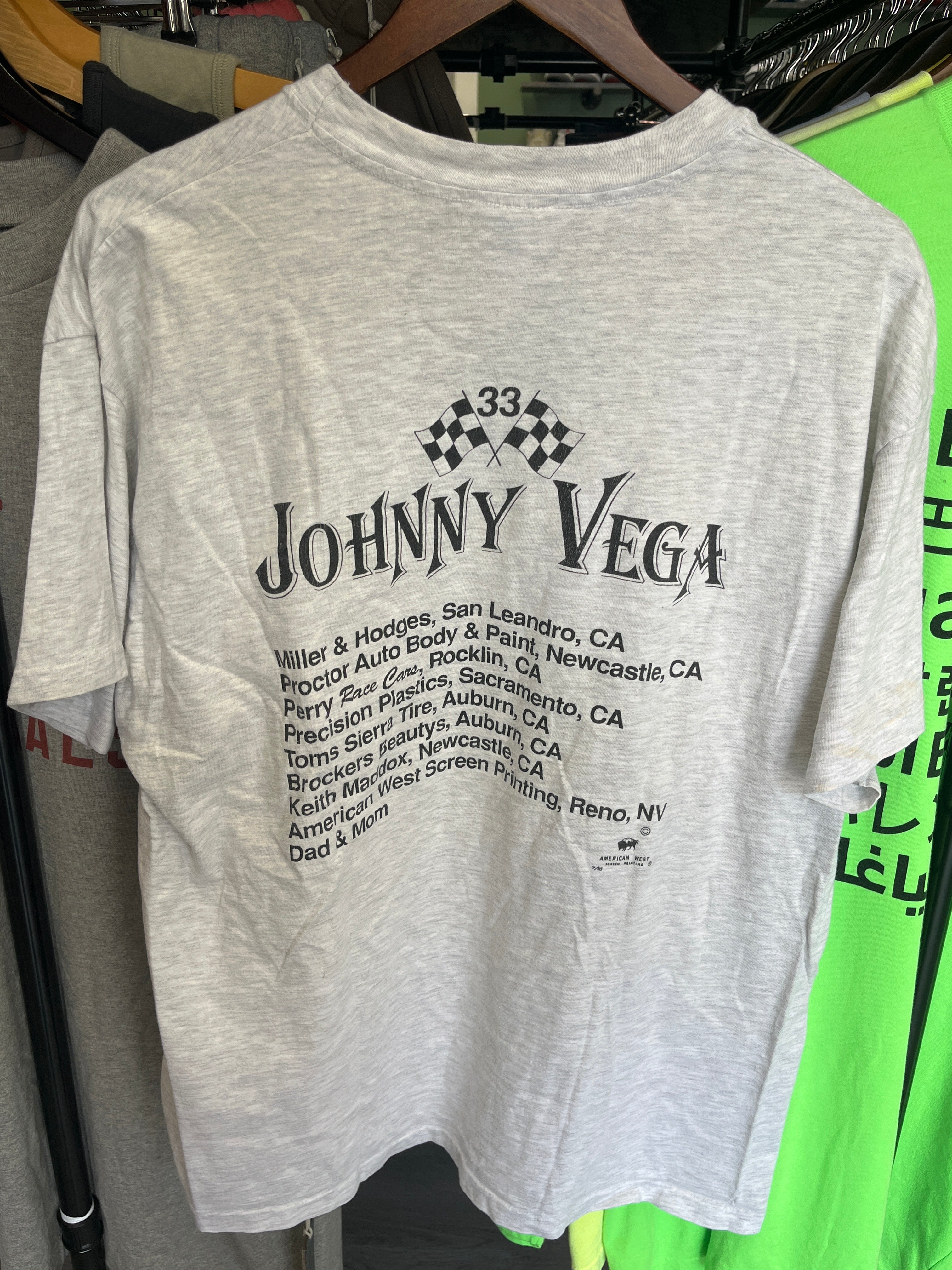 Johnny Vega Racing Tee