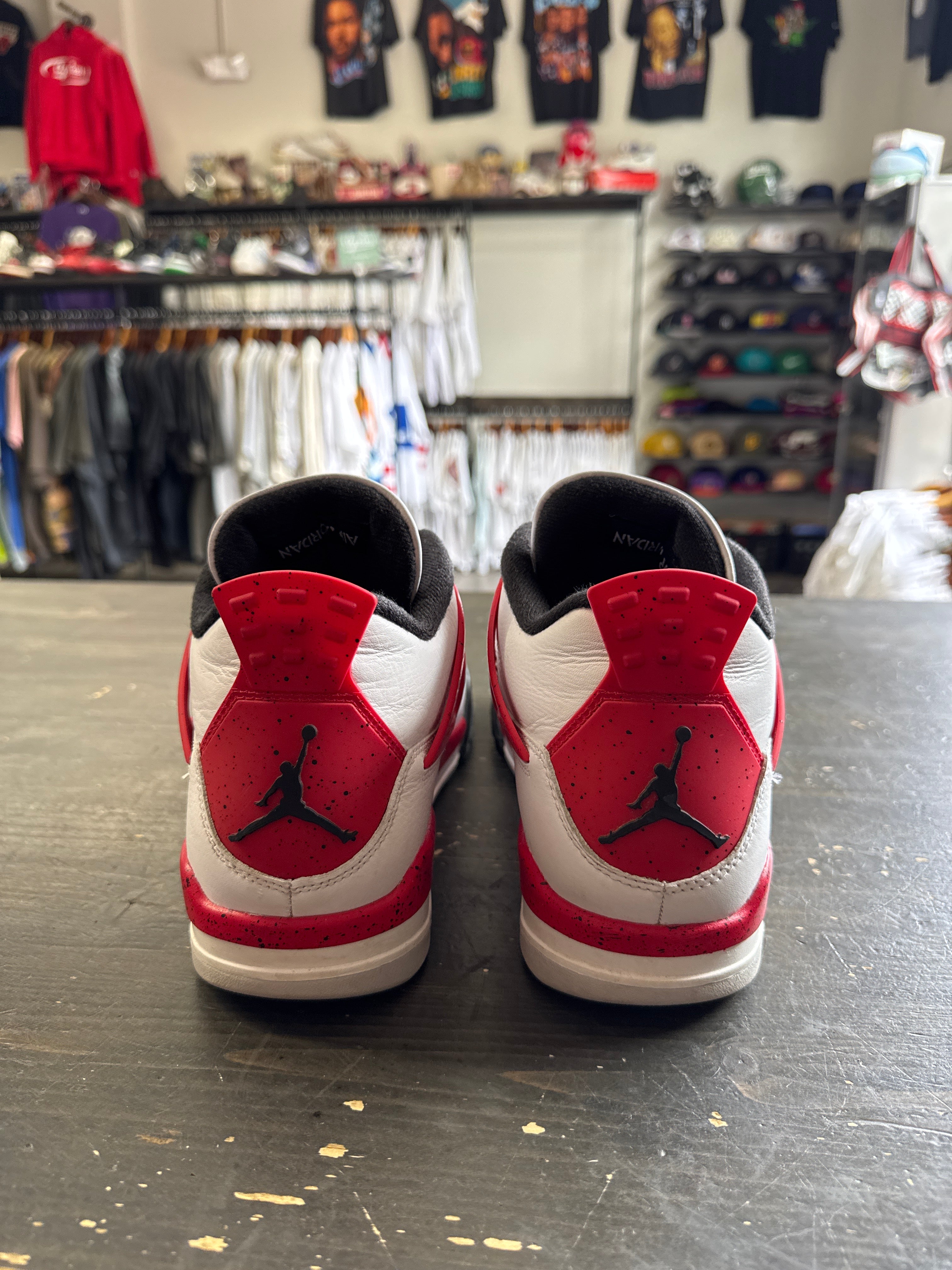 Pre-owned Jordan Retro 4 Red Cement