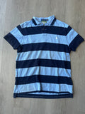 Vintage Polo Ralph Lauren Navy Blue Striped Polo