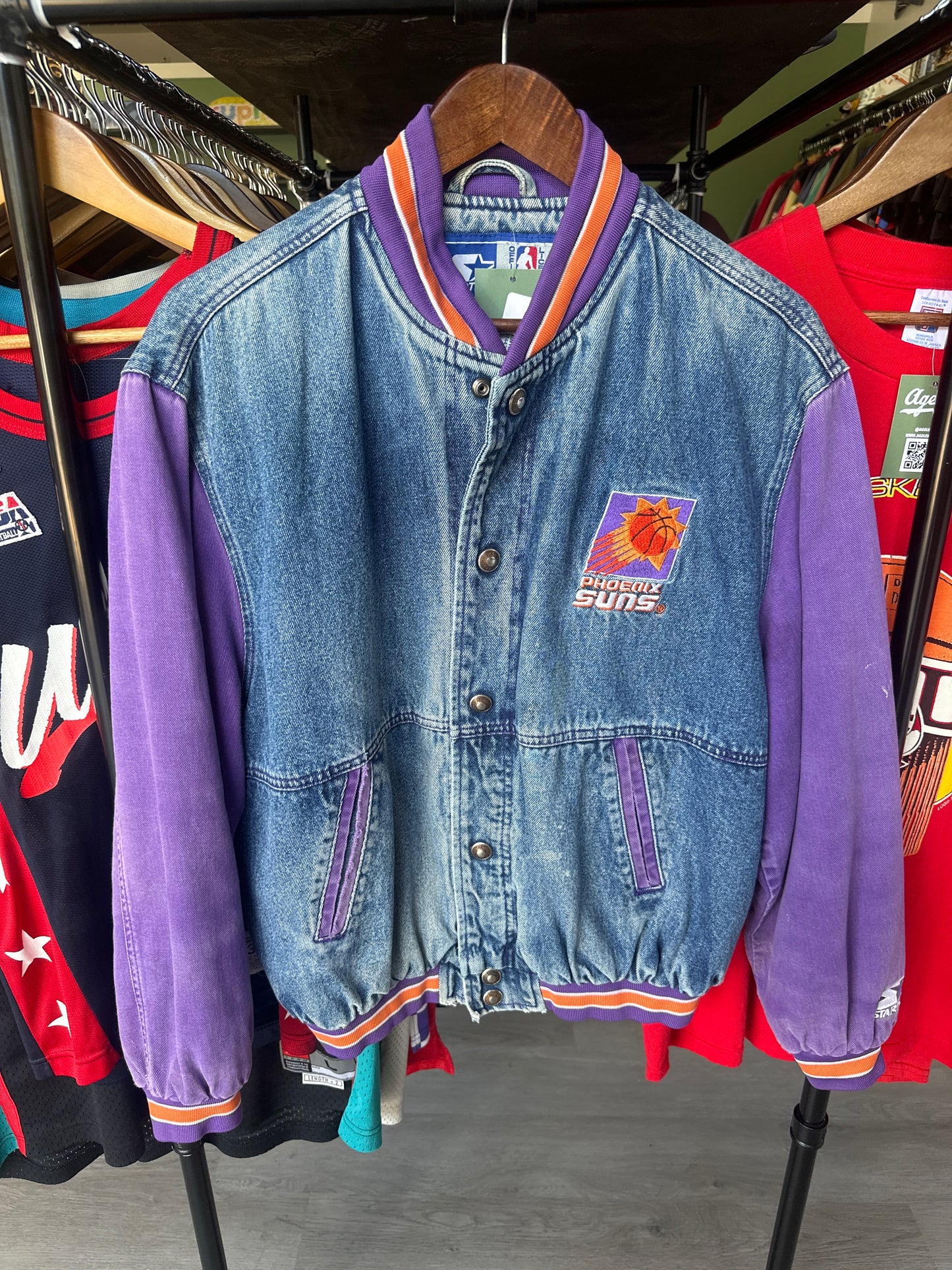 Starter Phoenix Suns Denim Jacket