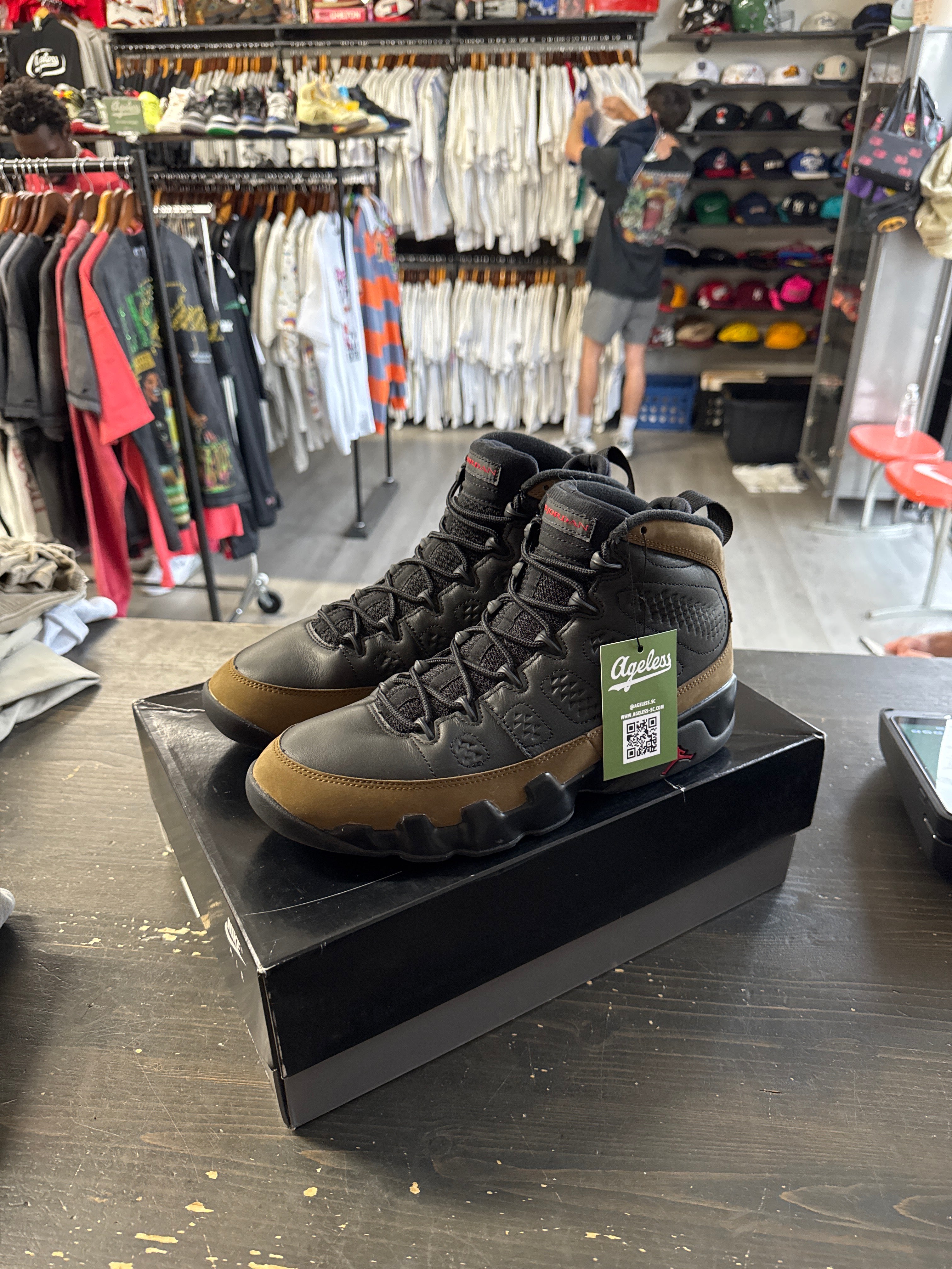 Pre-owned Jordan Retro 9 Olive (2024)