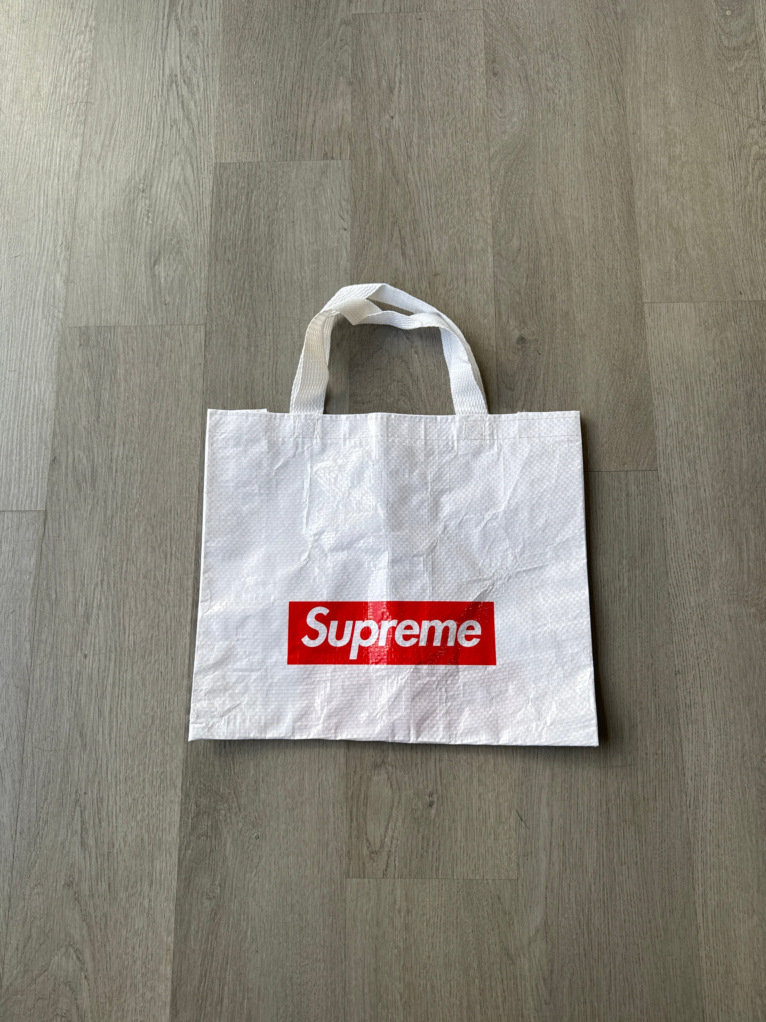 Supreme Woven Box Logo Reusable Shopping Tote Bag