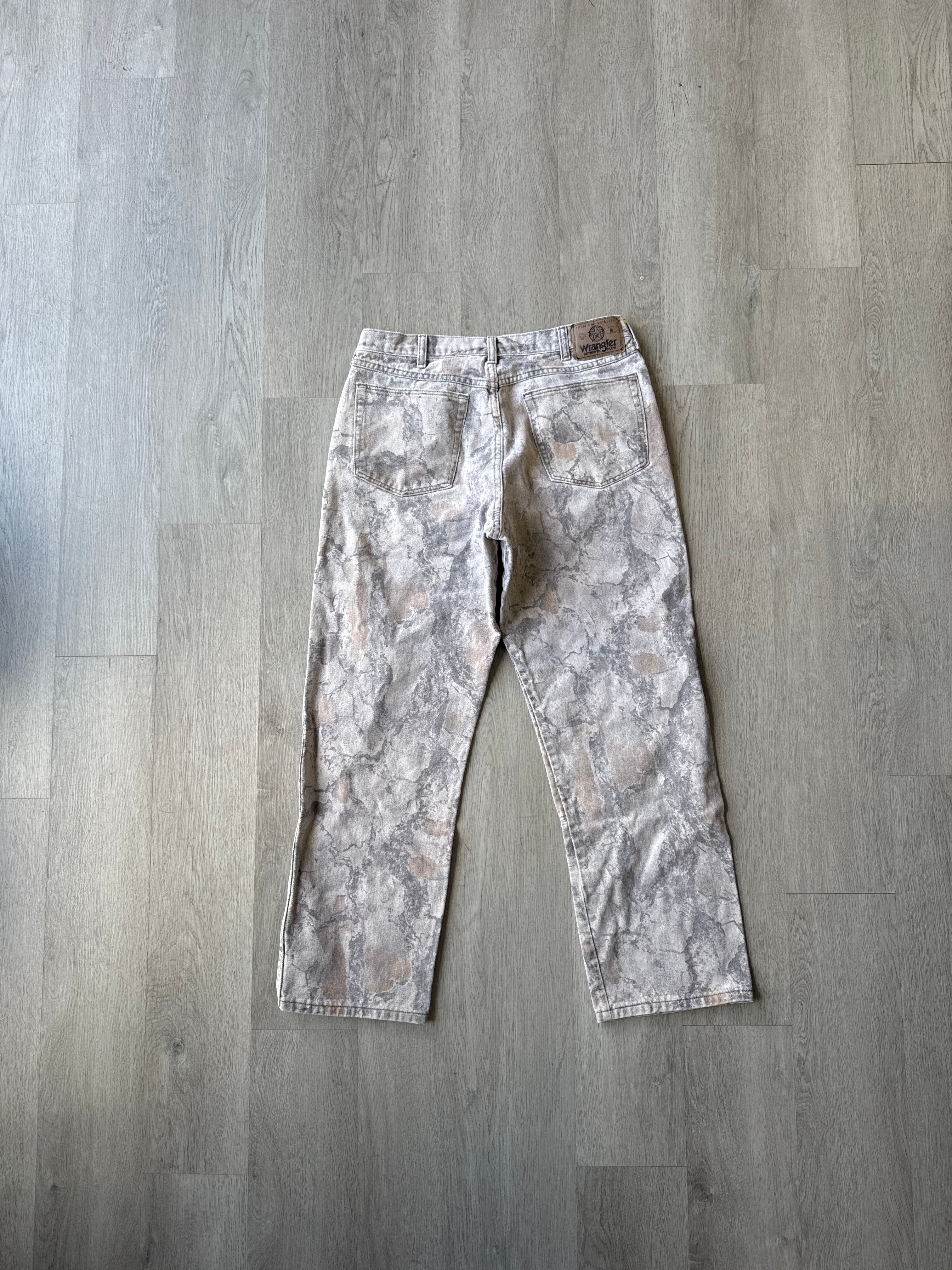 Vintage Wrangler Double Knee Forest Camo Pants