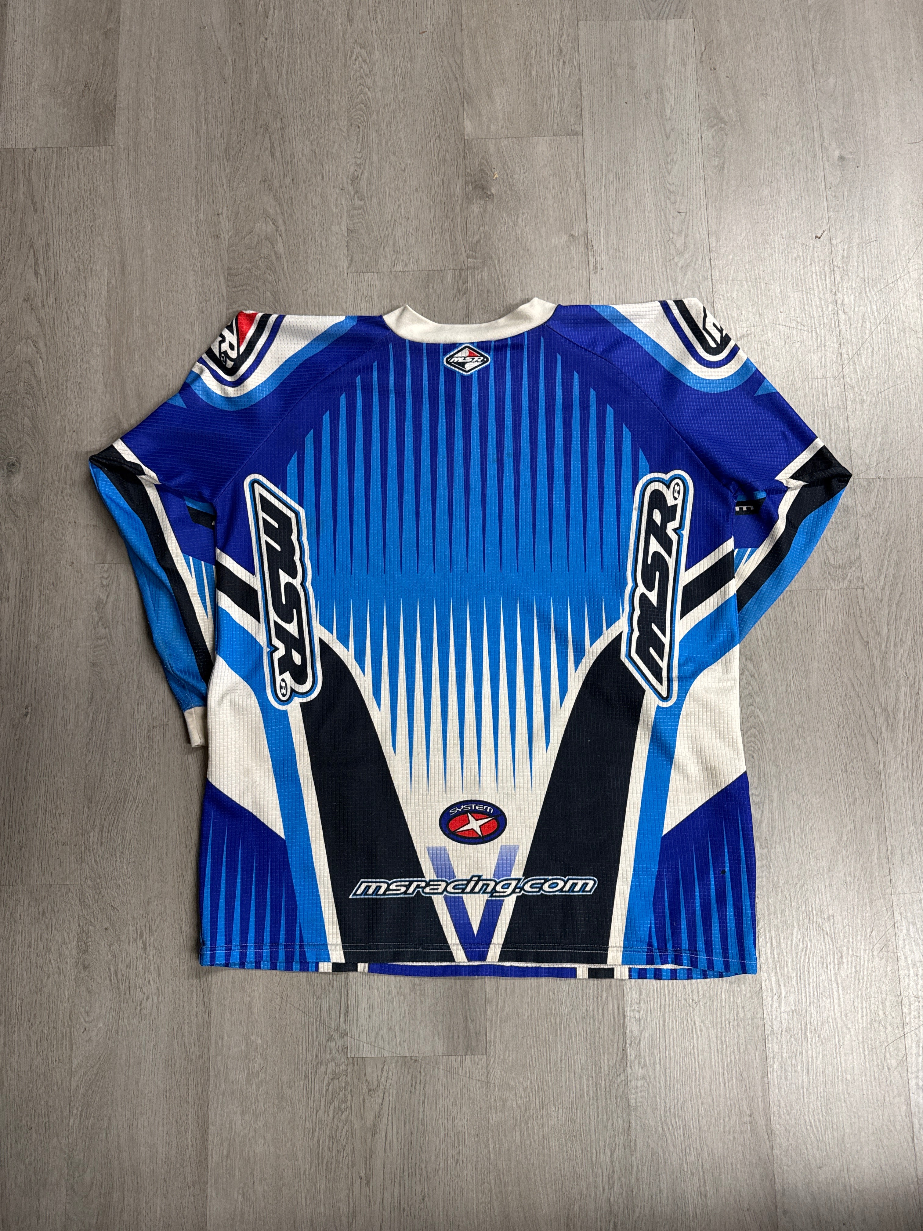 Vintage MSR Racing System Motocross Dirt Bike Motorcycle Jersey