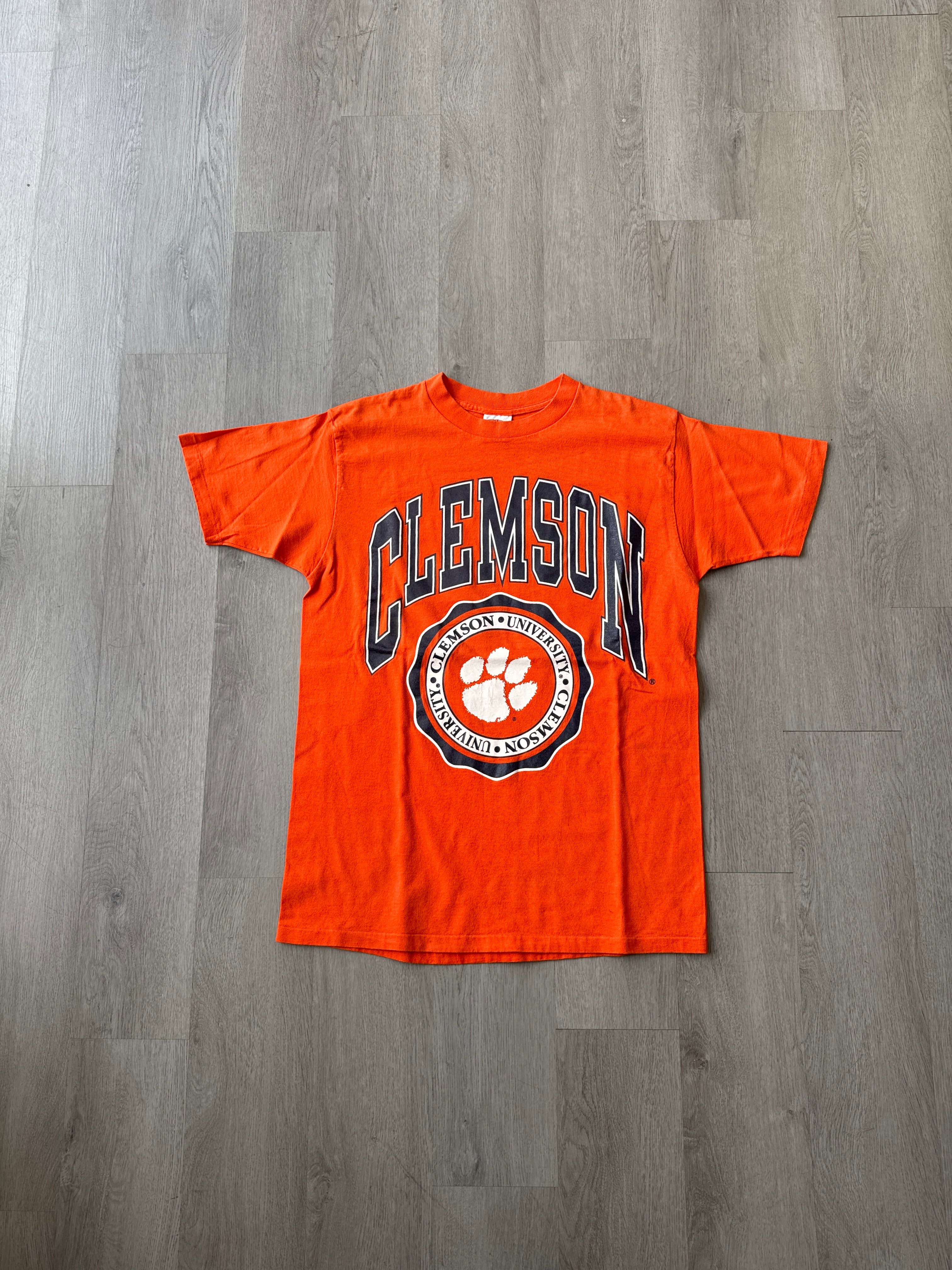 Vintage 90s Nutmeg Clemson University Tigers Tee