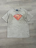 Vintage Grey Superman Logo Tee