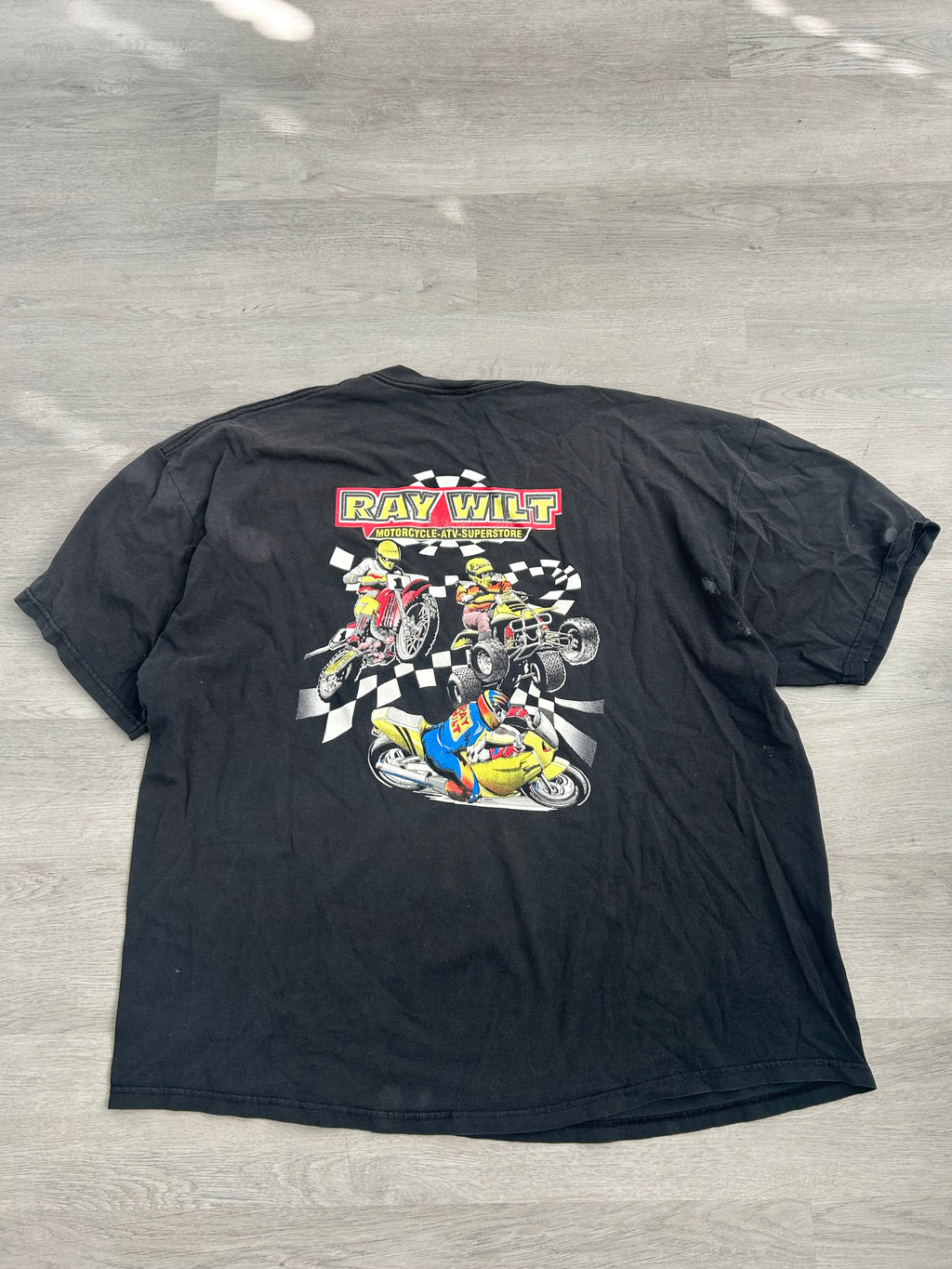 Black Ray Wilt Motorcycle Tee