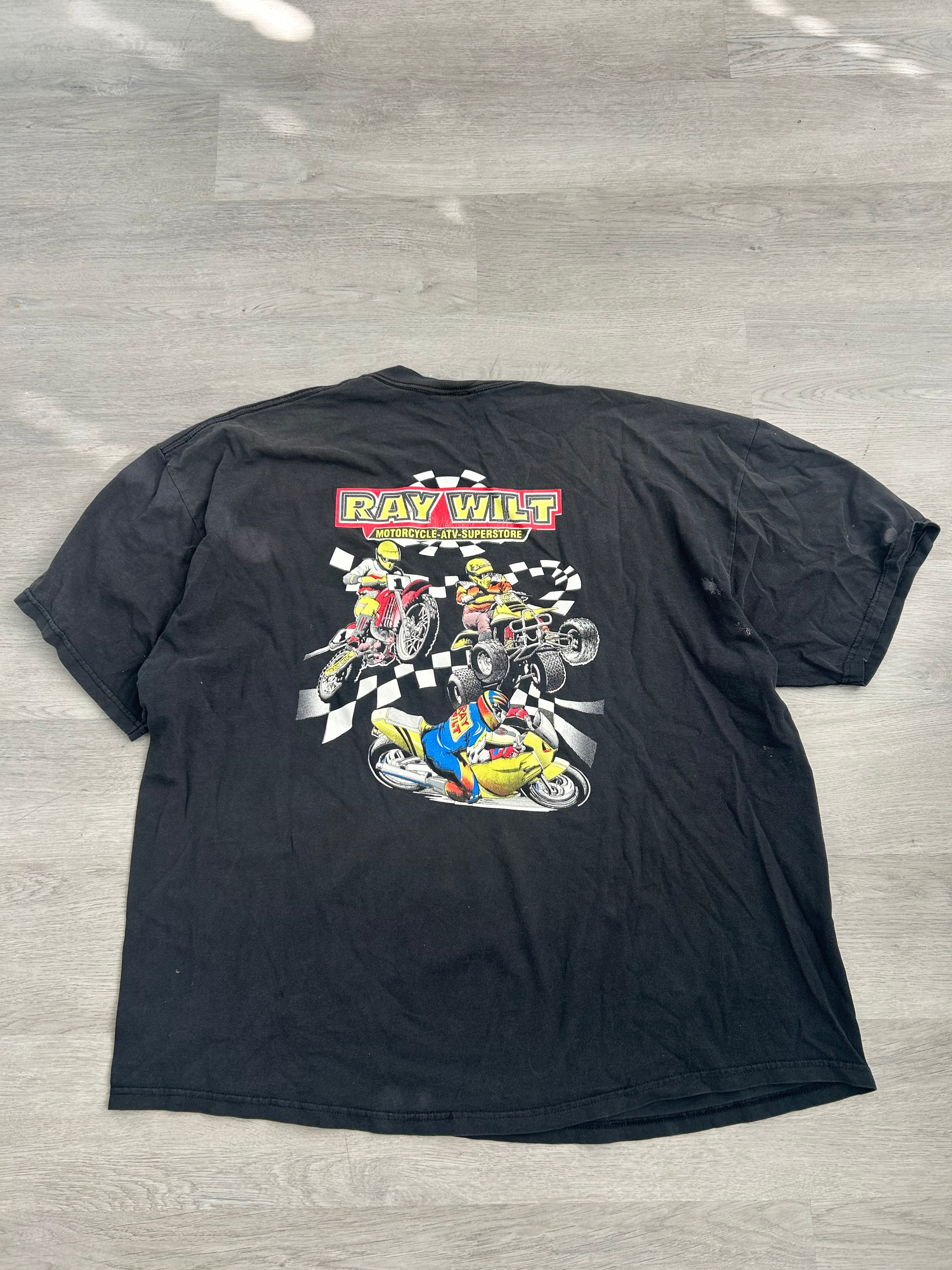 Black Ray Wilt Motorcycle Tee