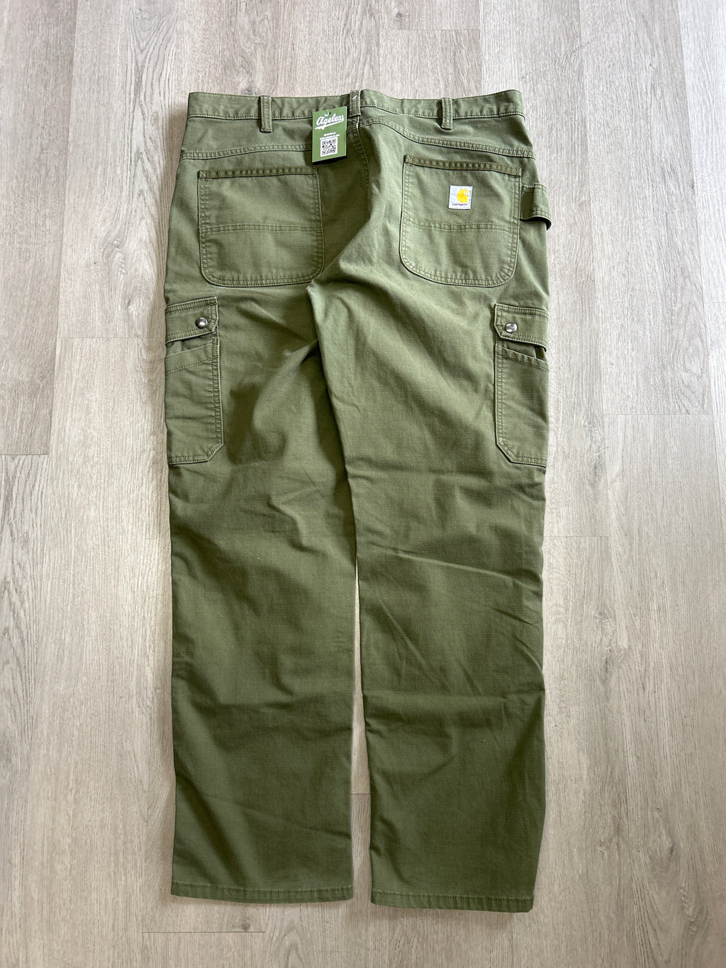 Vintage Army Green Carhartt Relaxed Fit Cargo Pants