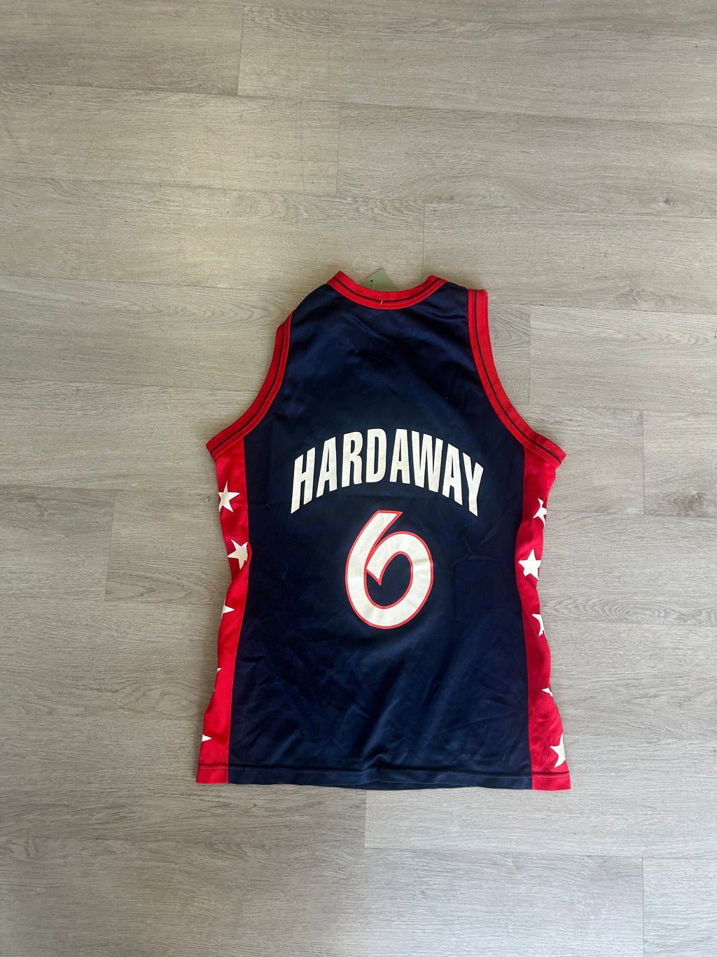 Vintage  Champion Team USA Anfernee Hardaway Basketball Jersey