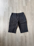 Carhartt Double Knee Long Black Shorts