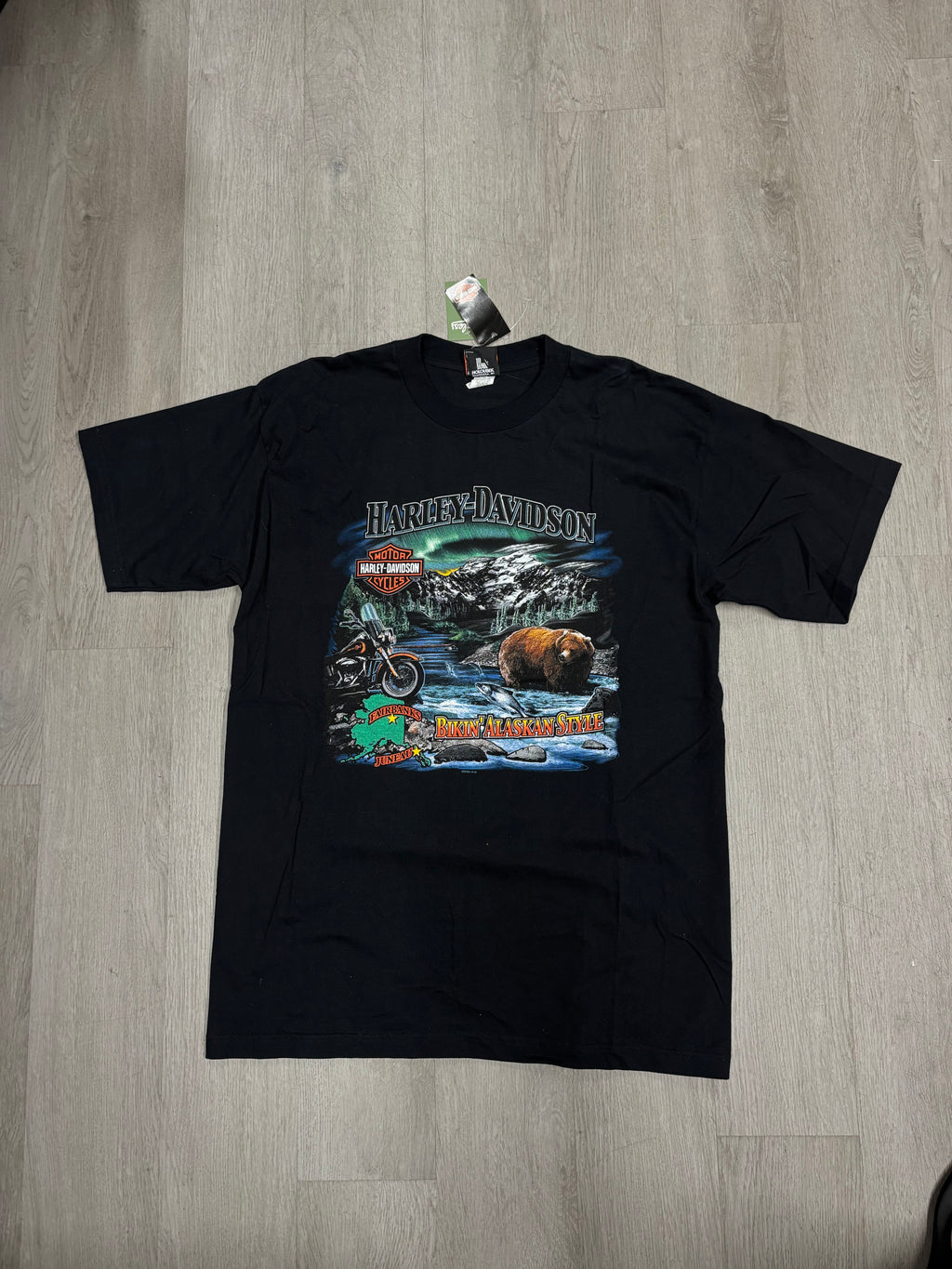 Harley Davidson Bikin Alaskan Style Bear Tee
