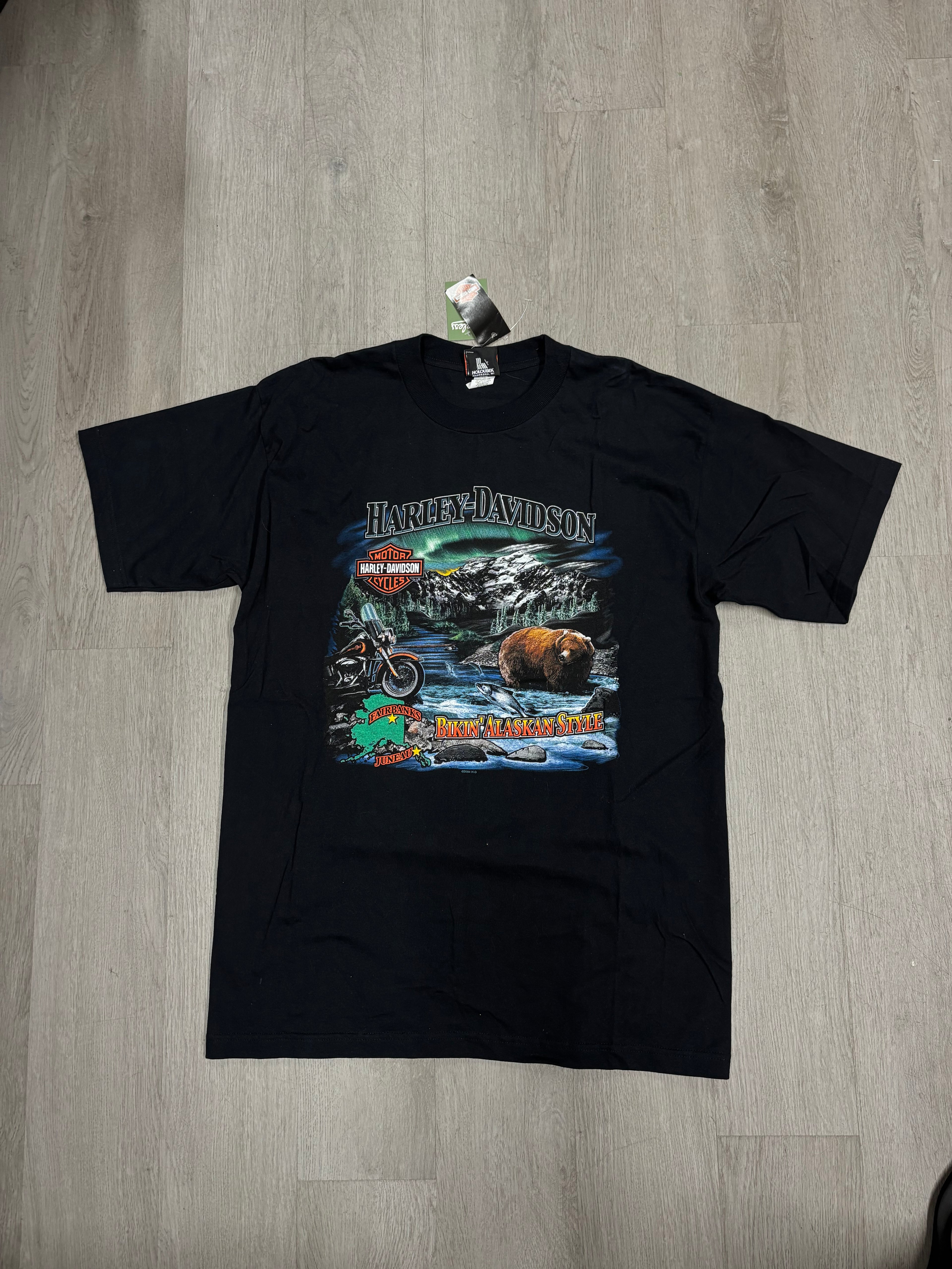 Harley Davidson Bikin Alaskan Style Bear Tee