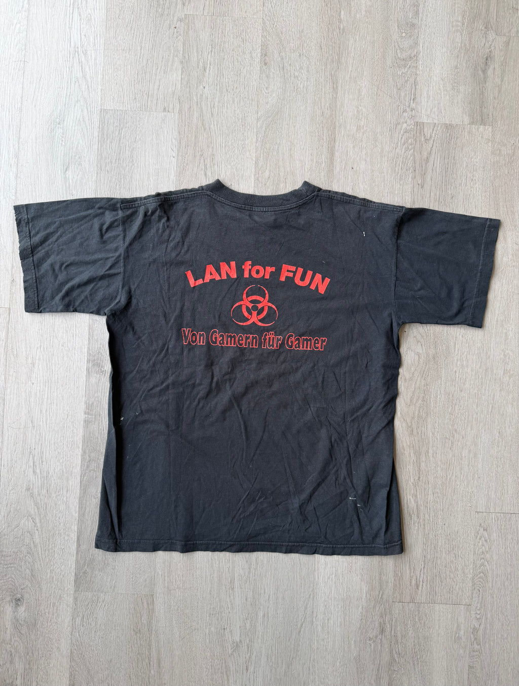 Vintage Lan For Fun Gamer Tee