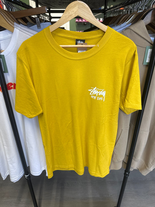 Stussy New York Yellow Tee