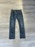 Levi’s 511 Skinny Dark Wash Stitch and Zipper Detail Jeans
