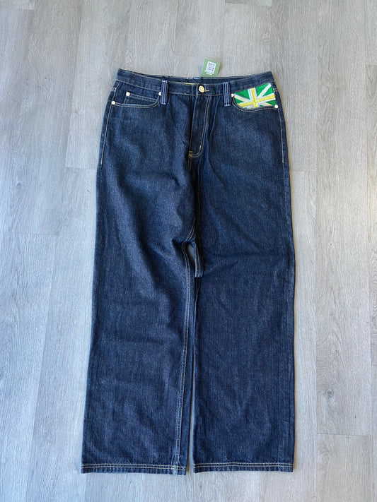 Y2K Coogi Embroidered Dark Wash Jeans