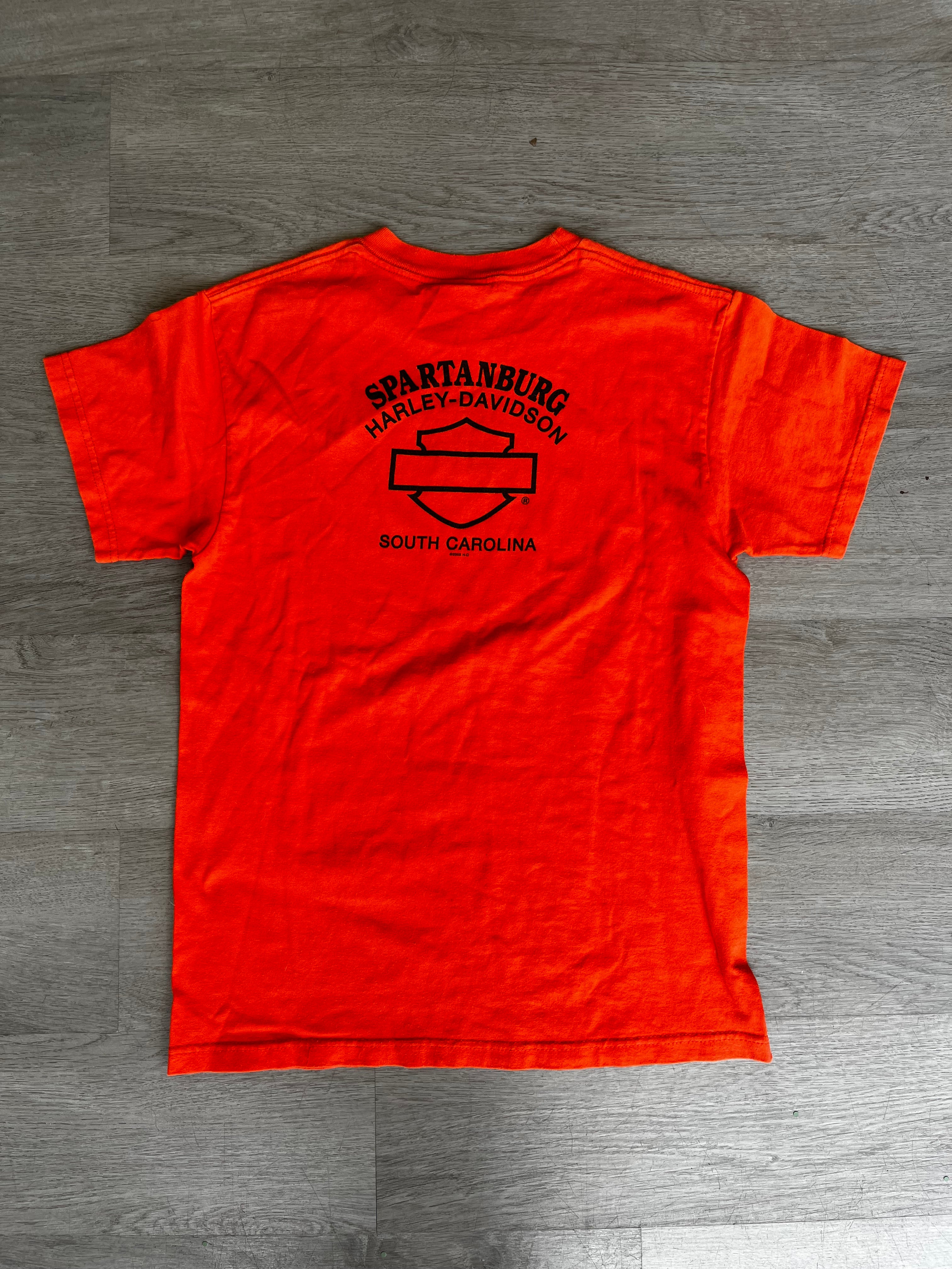 Harley Davidson Tie Dye Design Tee