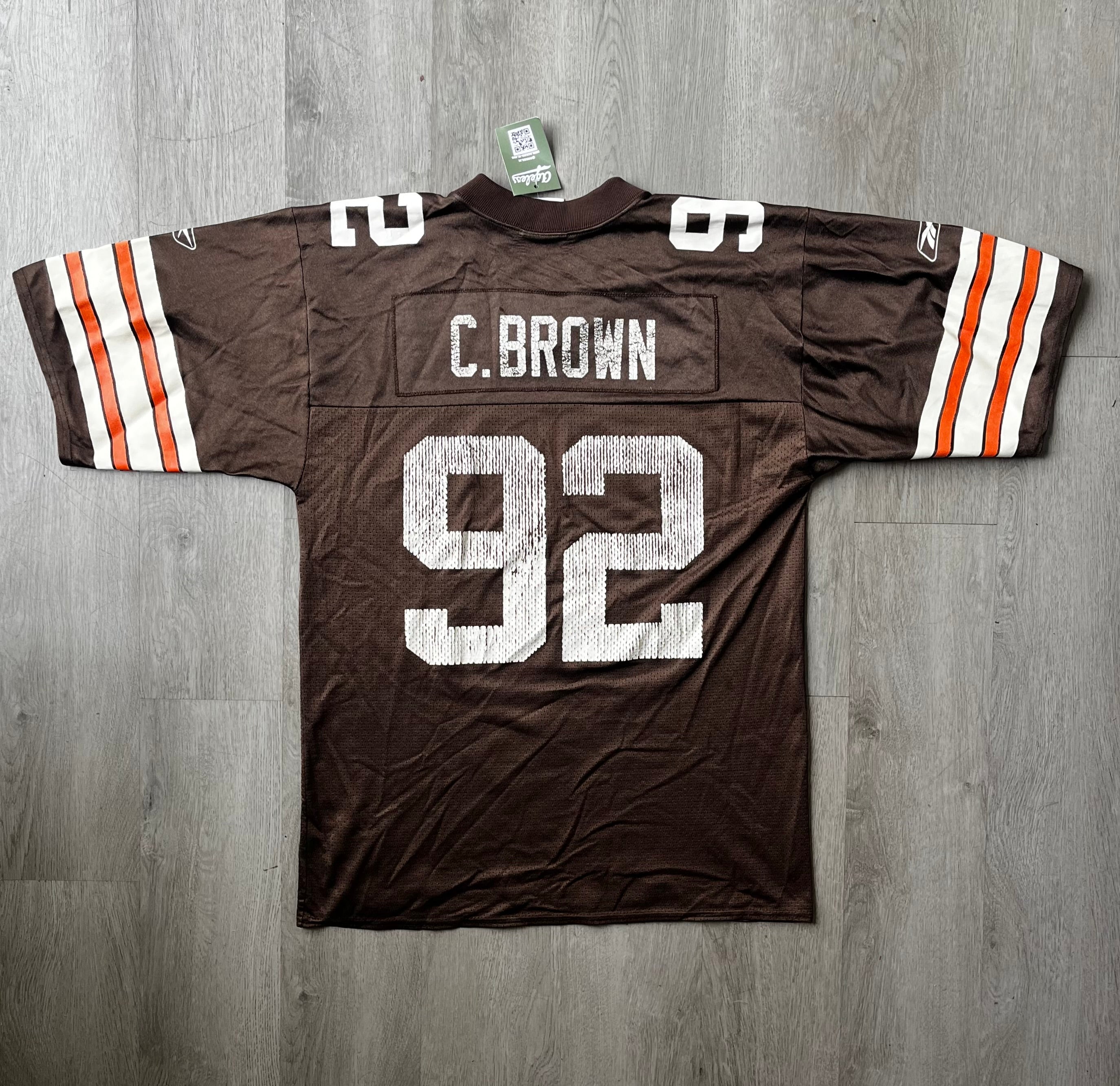 Vintage Reebok NFL Cleveland Browns Courtney Brown #92 Jersey