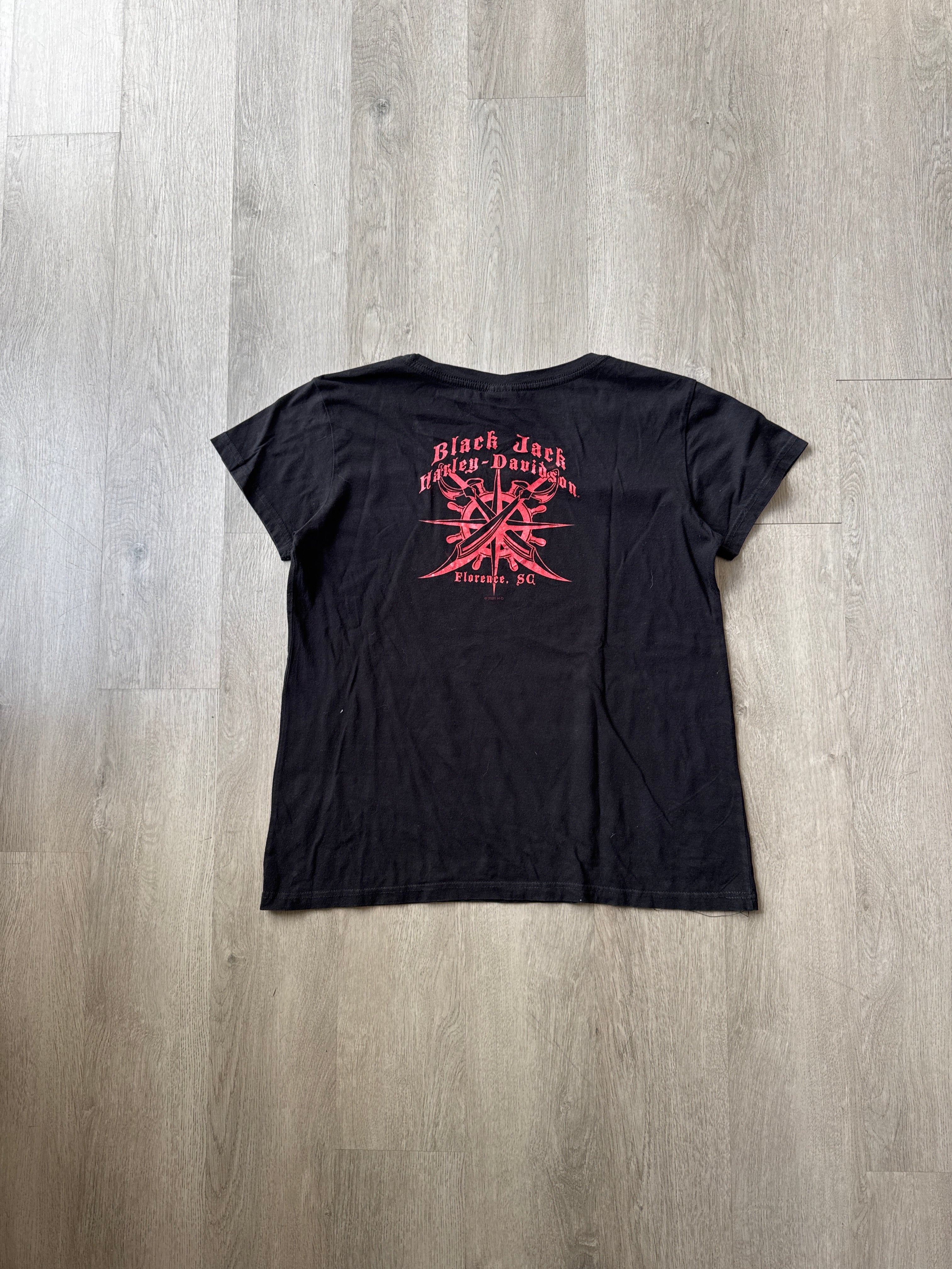 Harley Davidson Women’s Black Jack Florence South Carolina Tee