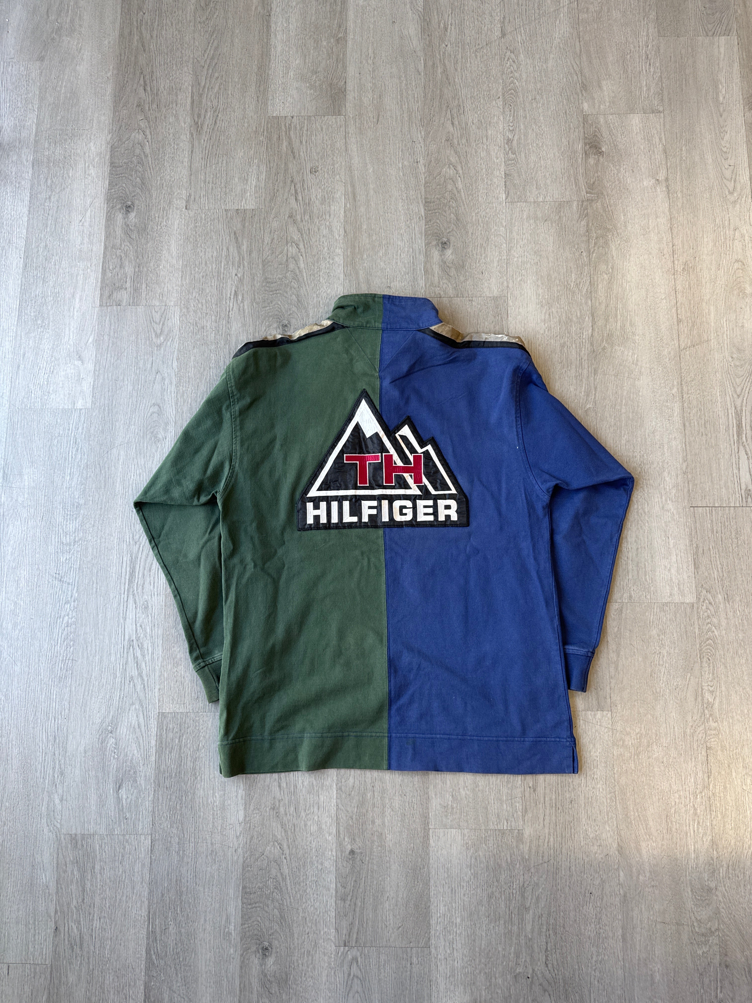 Vintage Tommy Hilfiger Outdoors Rugby Colorblock Sport Polo Stadium Expedition