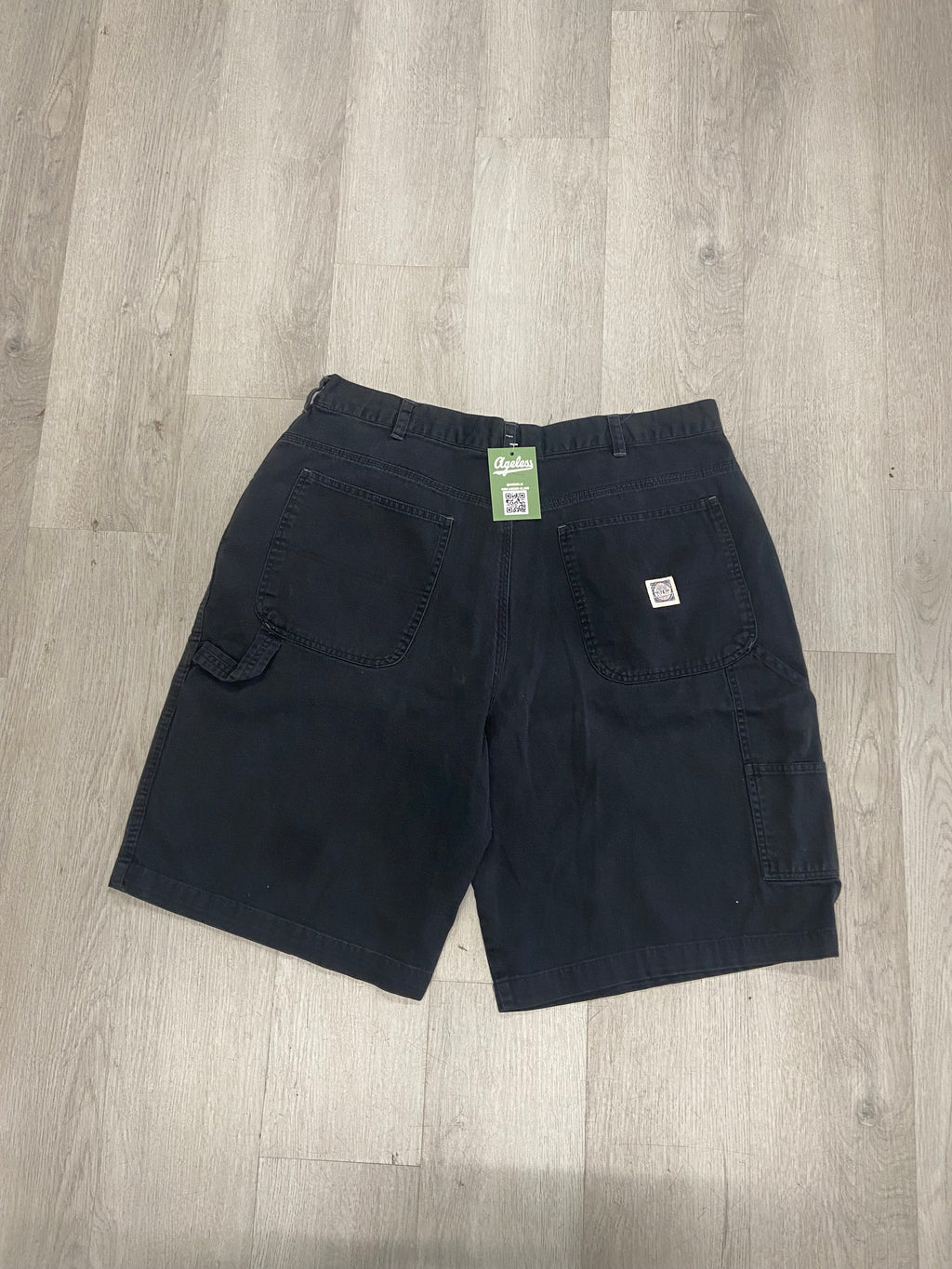 Black Faded Glory Carpenter Shorts Jorts
