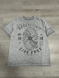 Y2K Grey Affliction Fatal Hour Tee