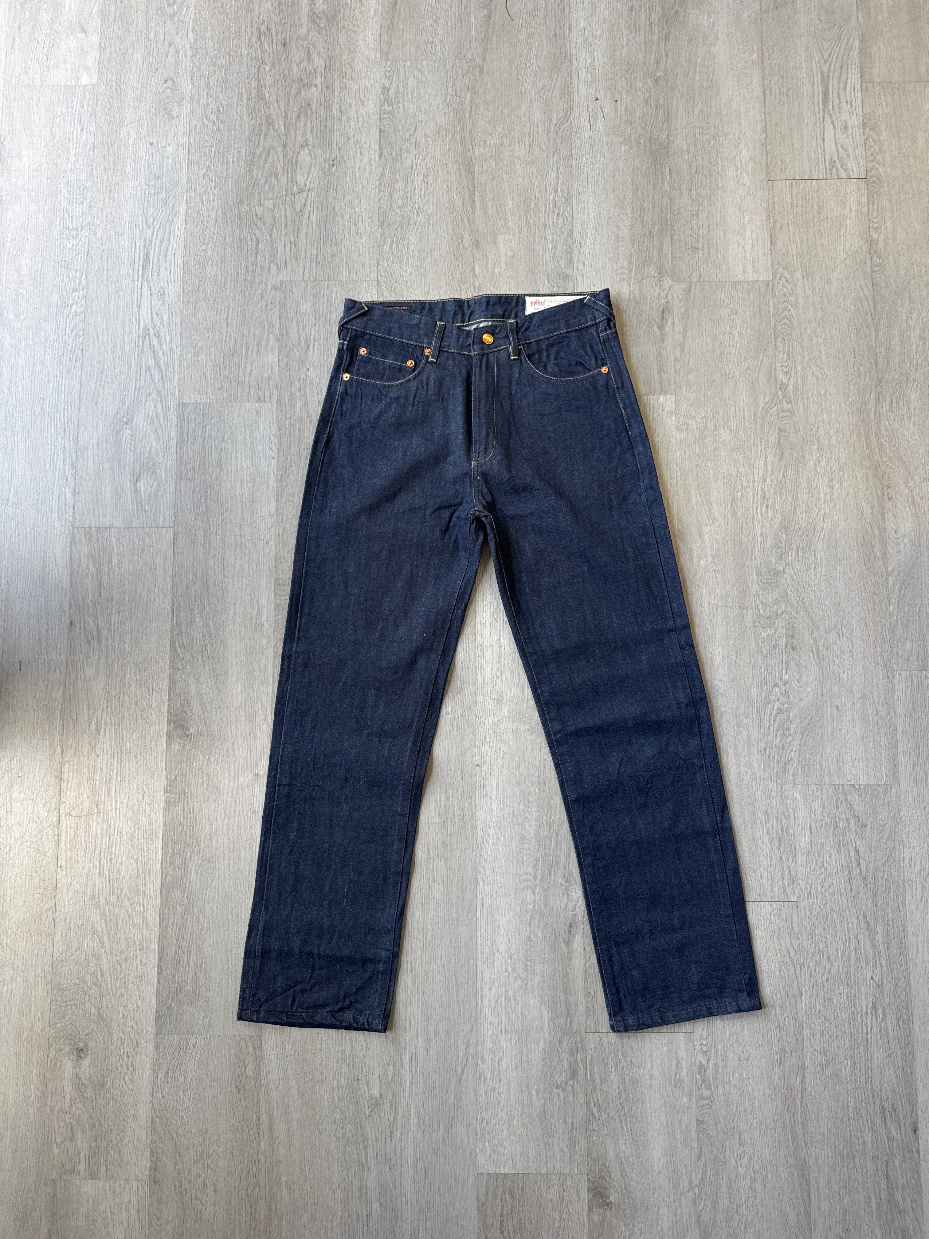 Evisu Embroidered Japanese Art Salvage Denim Jeans