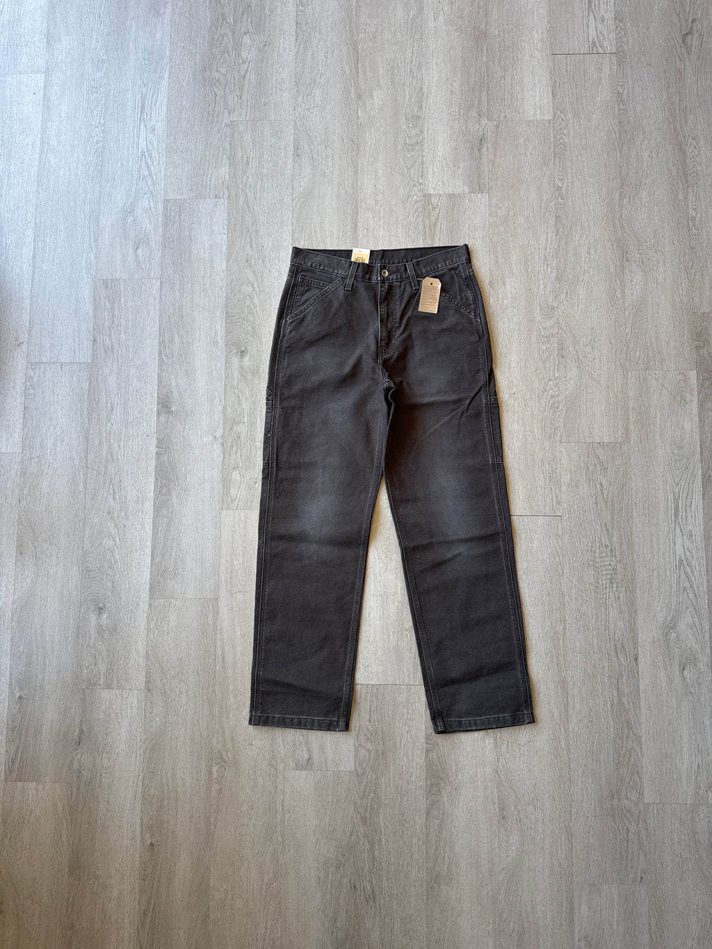Levi’s 568 Washed Charcoal Loose Straight Carpenter Pants