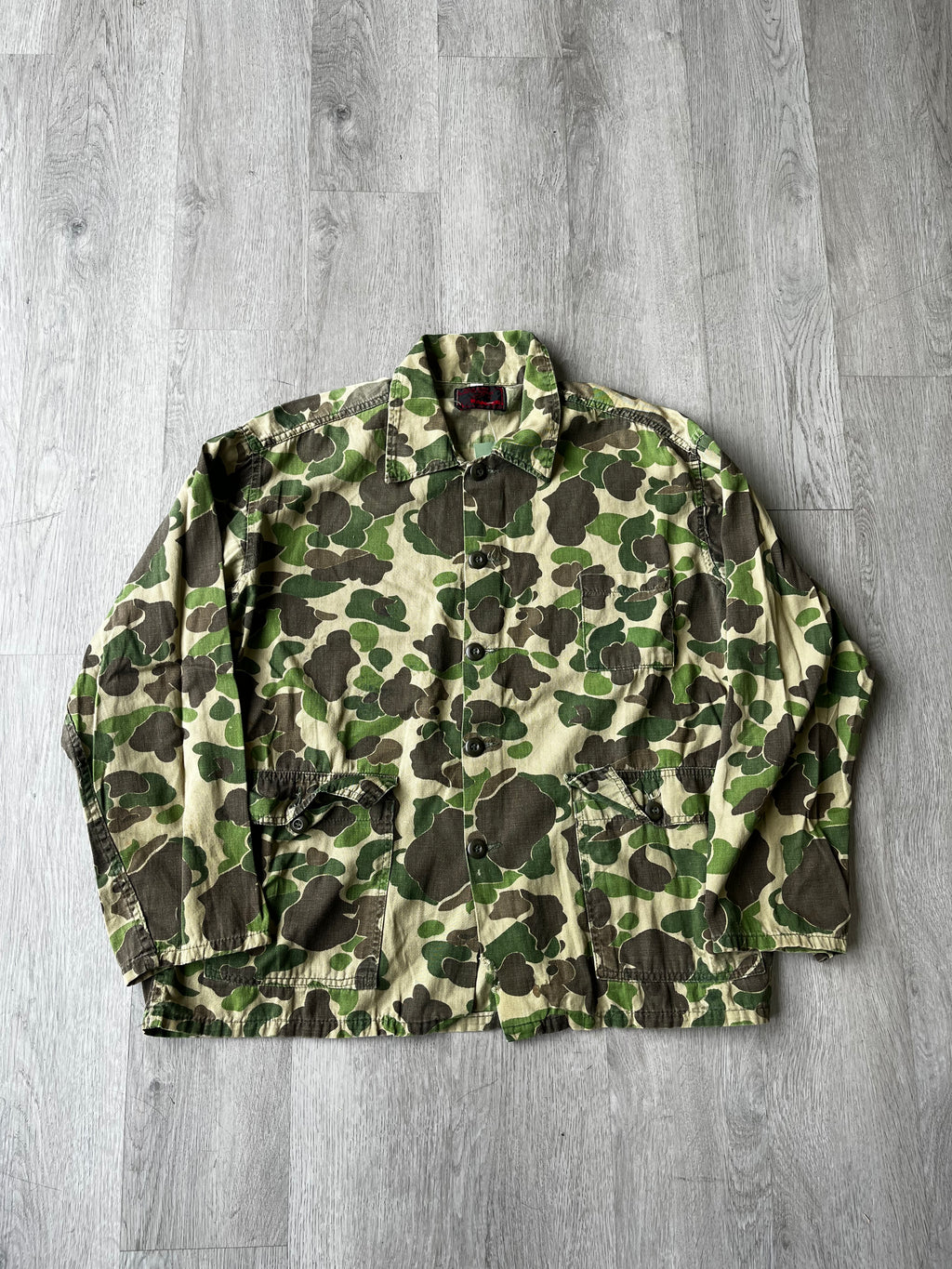 Vintage Camo Button up